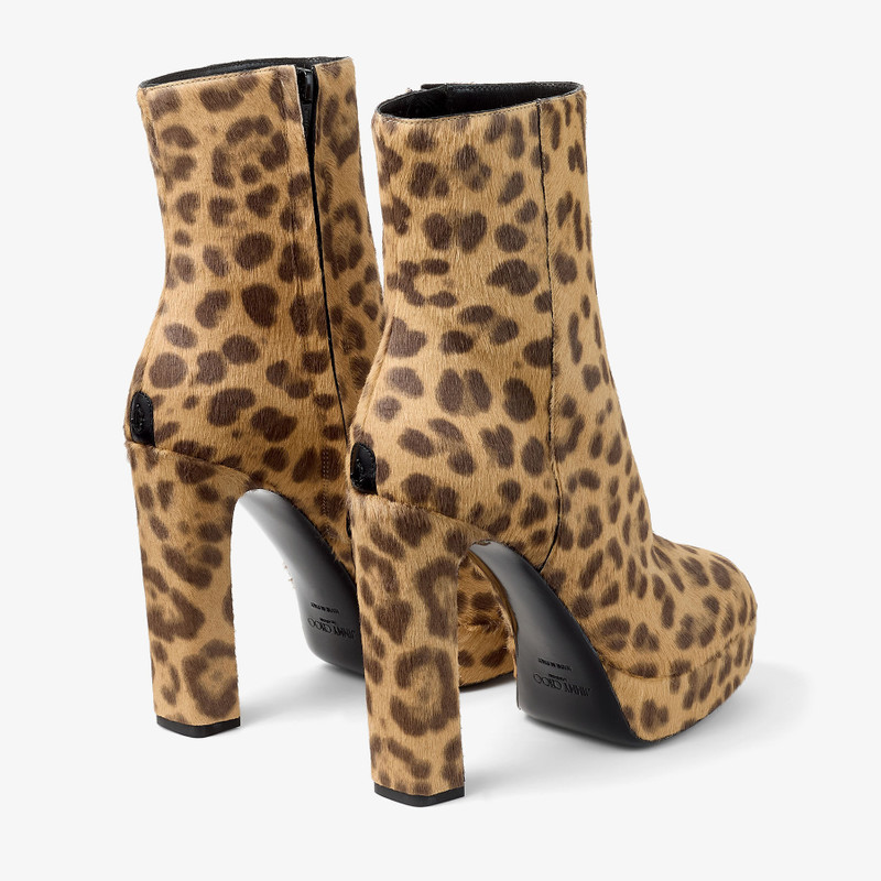 JIMMY CHOO Marene Ankle Boot 120
Natural Leopard Print Pony Ankle Boots outlook