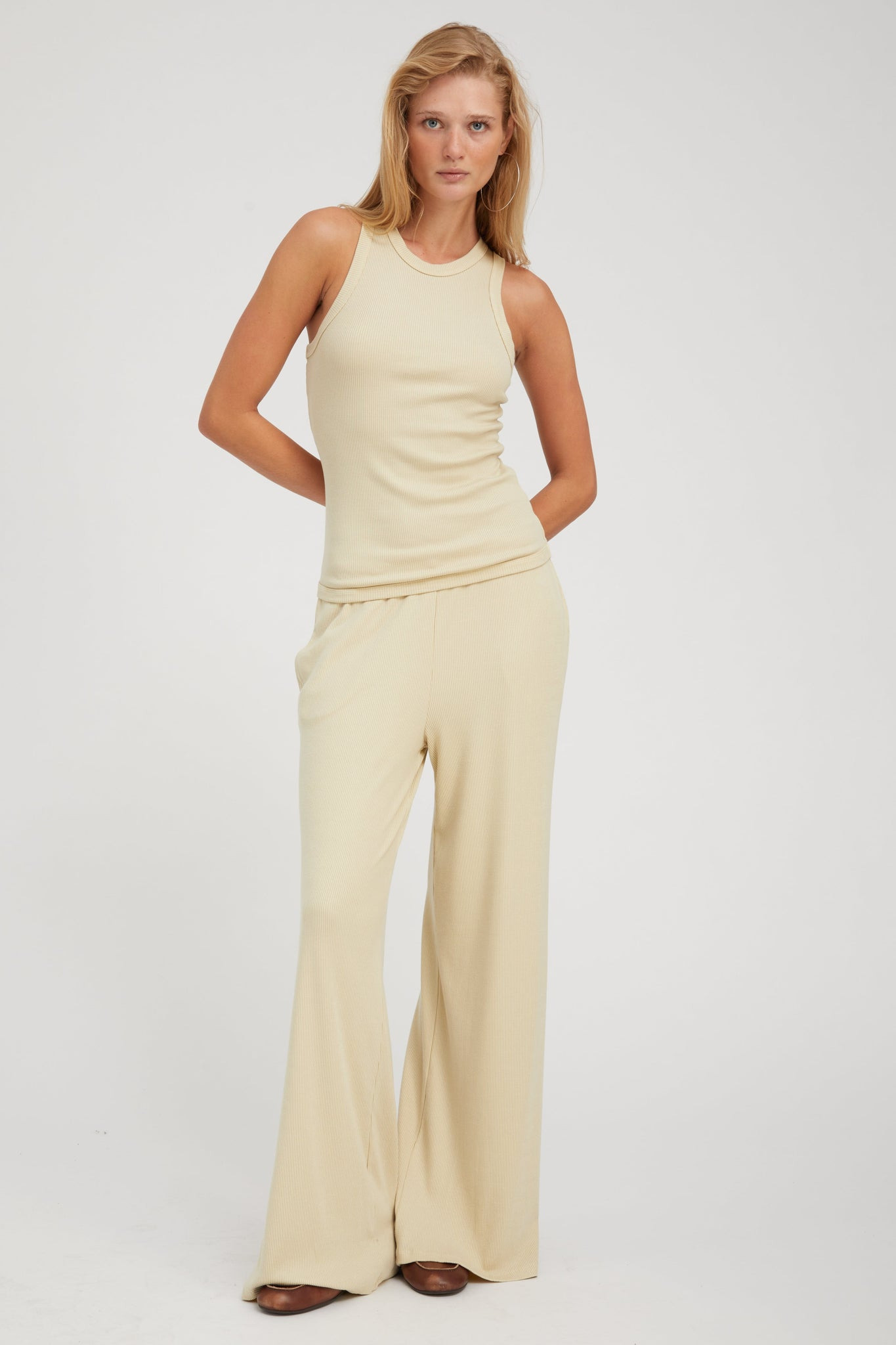 PISTACHIO RIB RACER TANK - 2