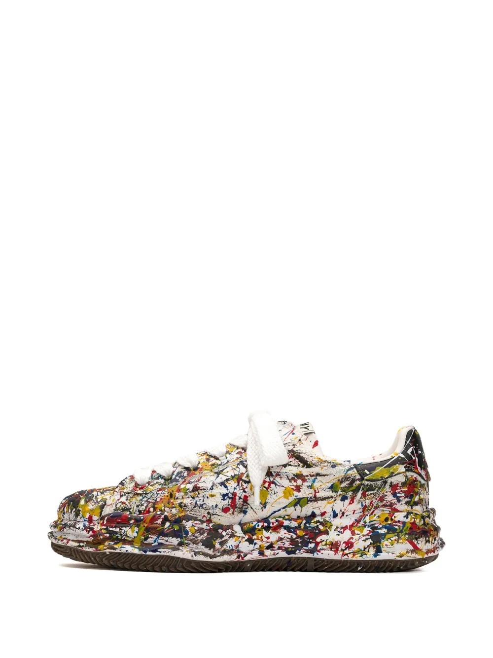 MAISON MIHARA YASUHIRO - Men Blakey Original Sole Sputtering Canvas Low-Top Sneaker - 2