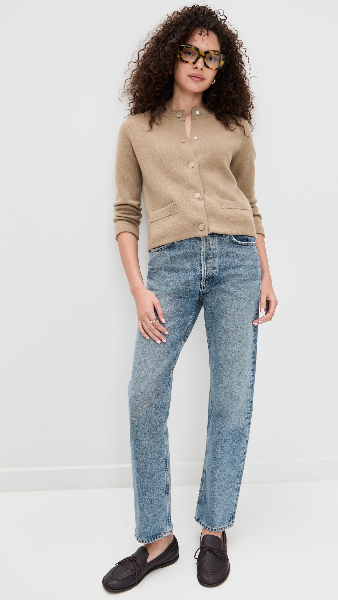 Shrunken Snap Cardigan - 4