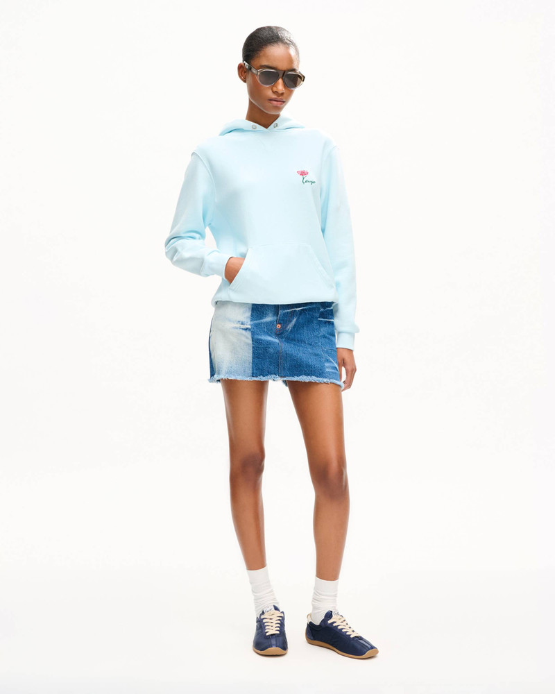 KENZO 'KENZO Tulip' embroidered hoodie in cotton outlook