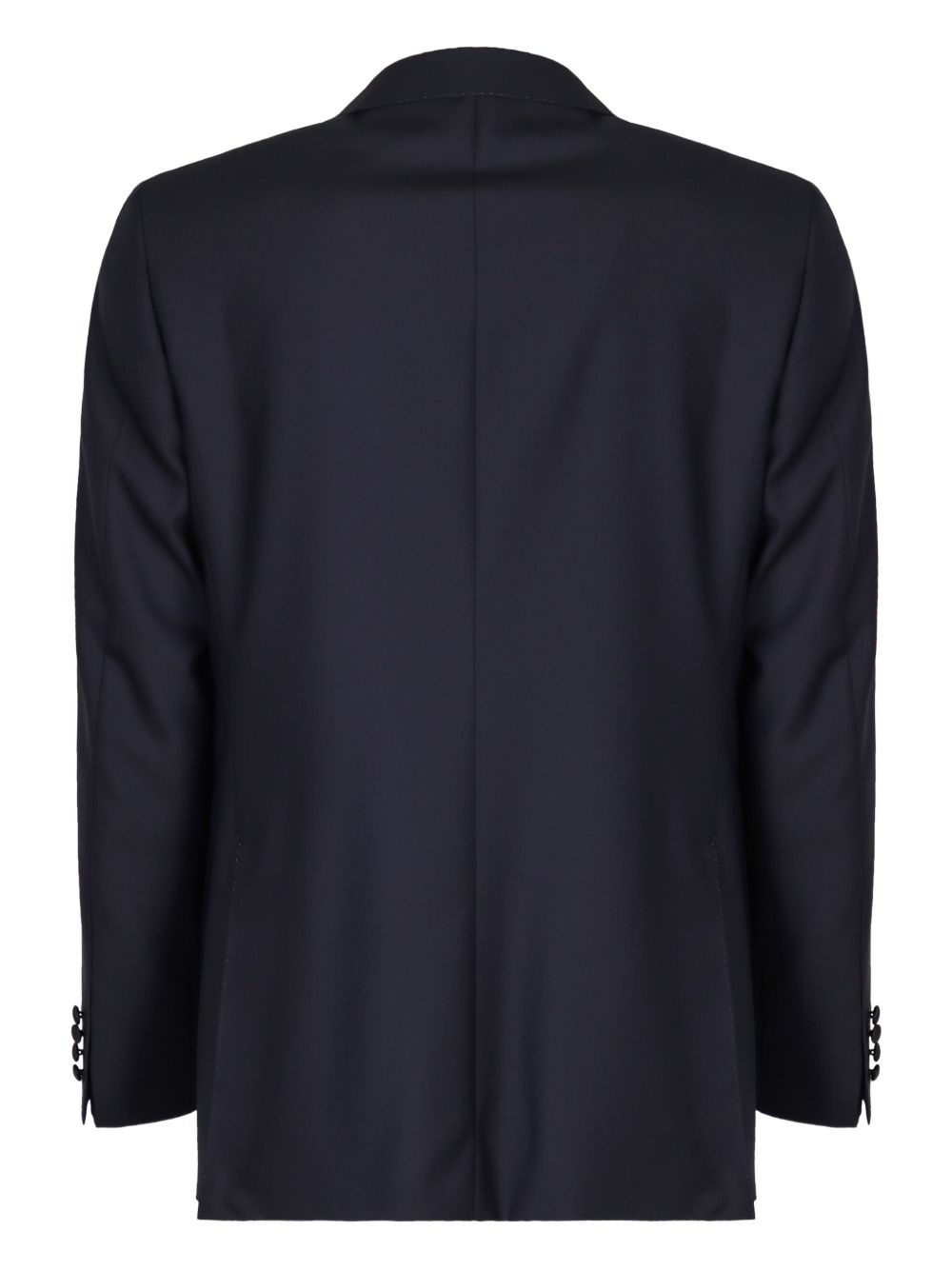 satin-lapel wool suit - 3