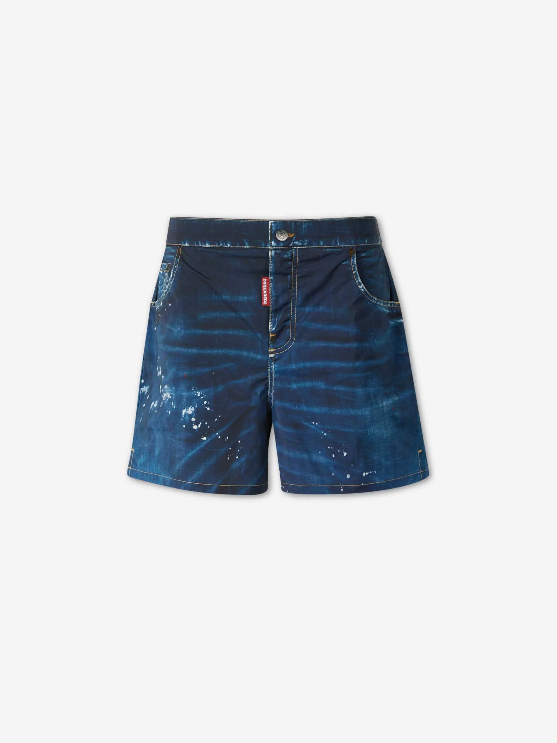 DENIM TROMPE L'OEIL SWIMSUIT - 1