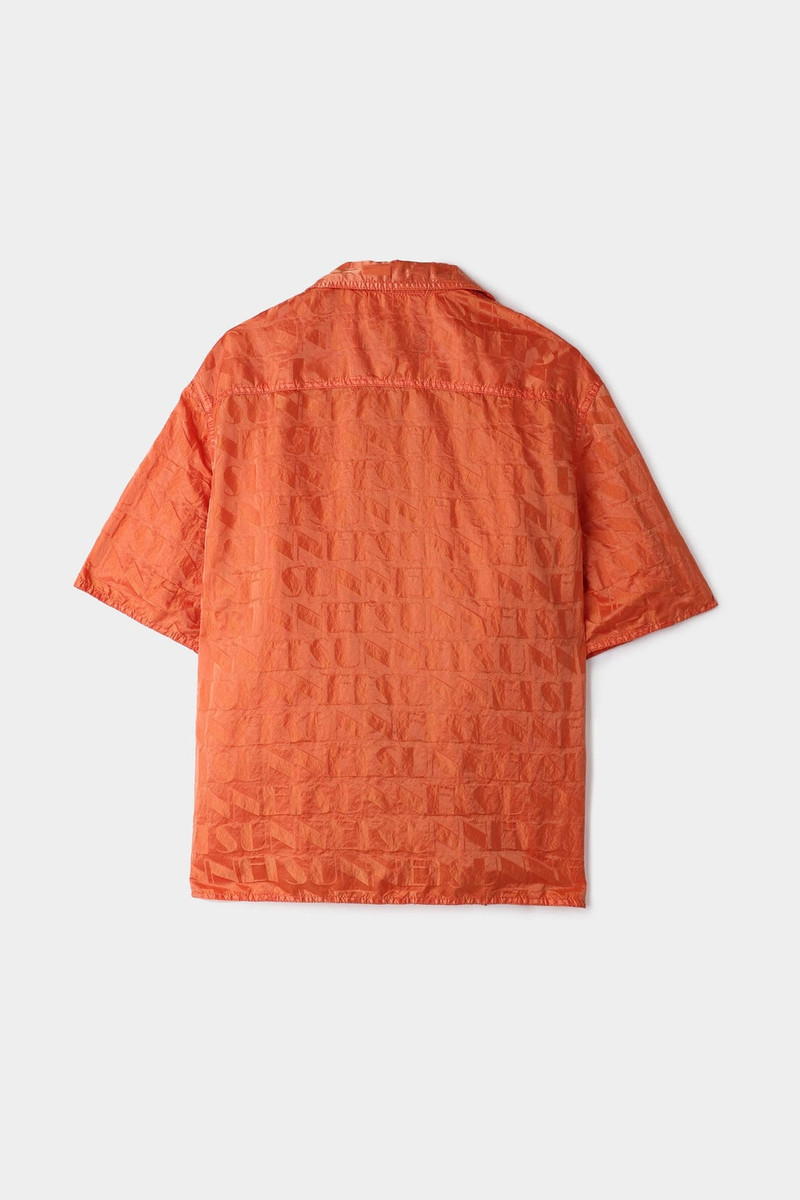 SUNNEI SHORT SLEEVES SHIRT / bright orange outlook