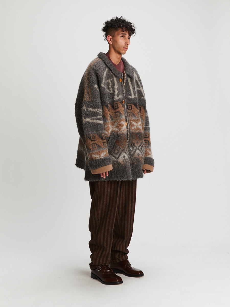 Montagnola 3/4 Coat Jacquard Mix - 4
