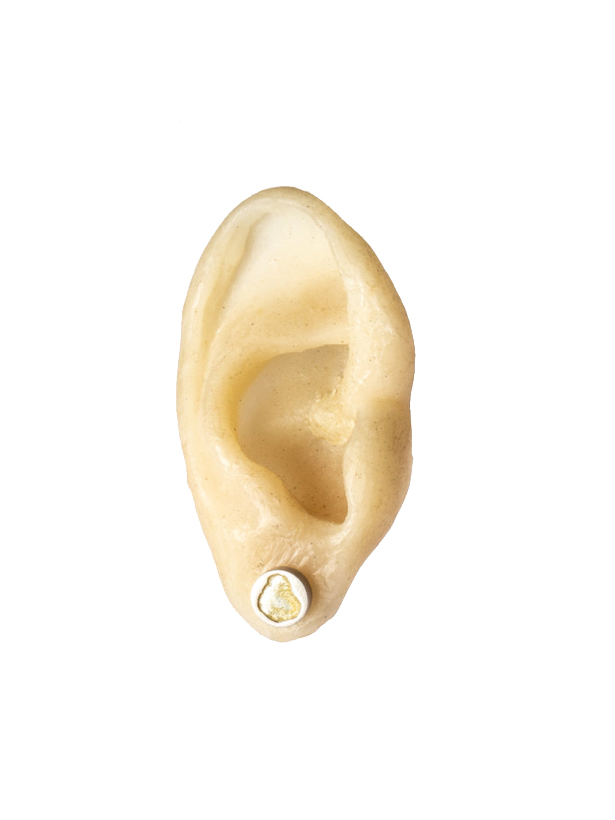 PARTS OF FOUR Stud Earring (0.2 CT, Yellow Diamond Slab, DA+YDIA) - 5