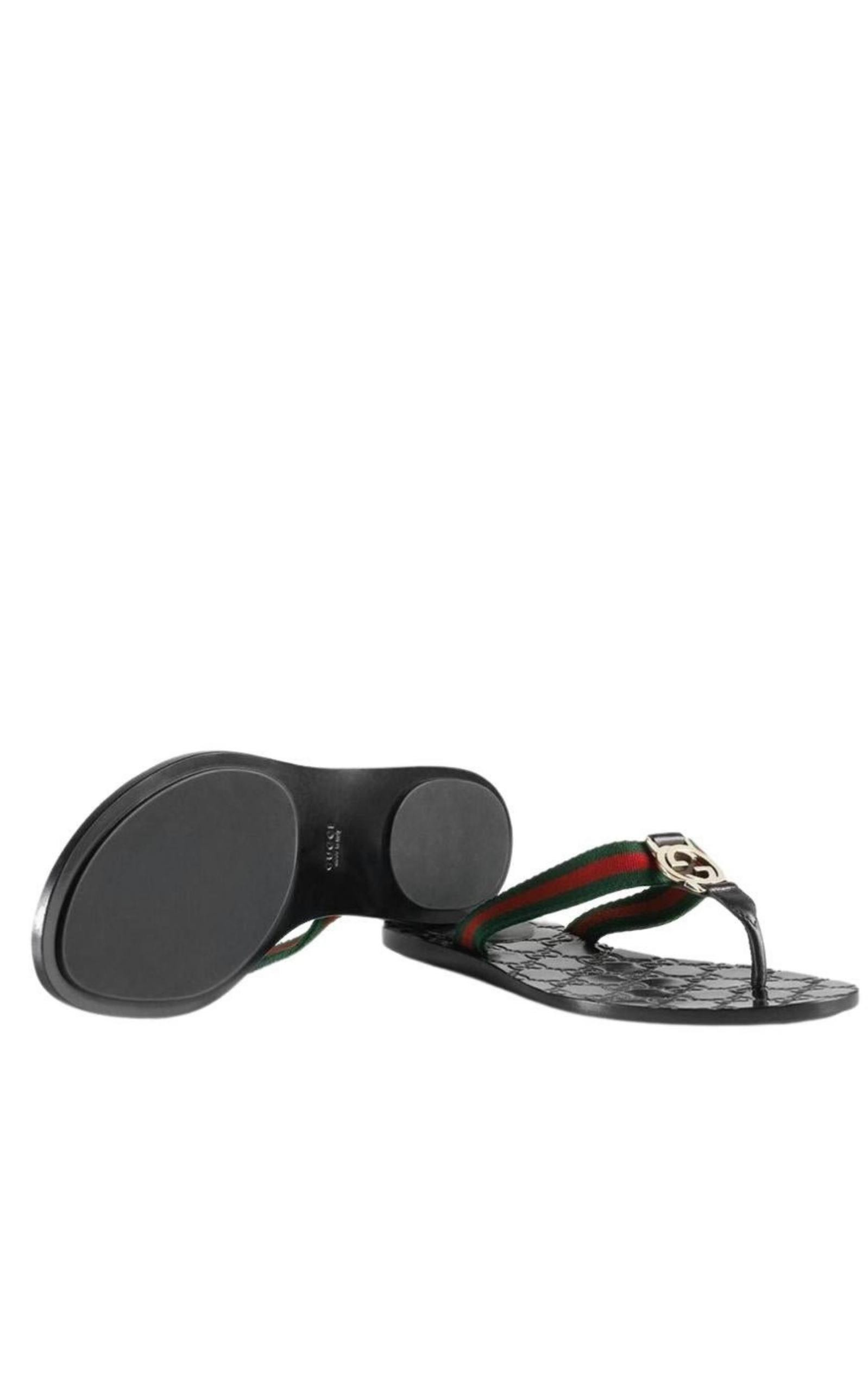 GG Logo Monogram Flip Flop - 5