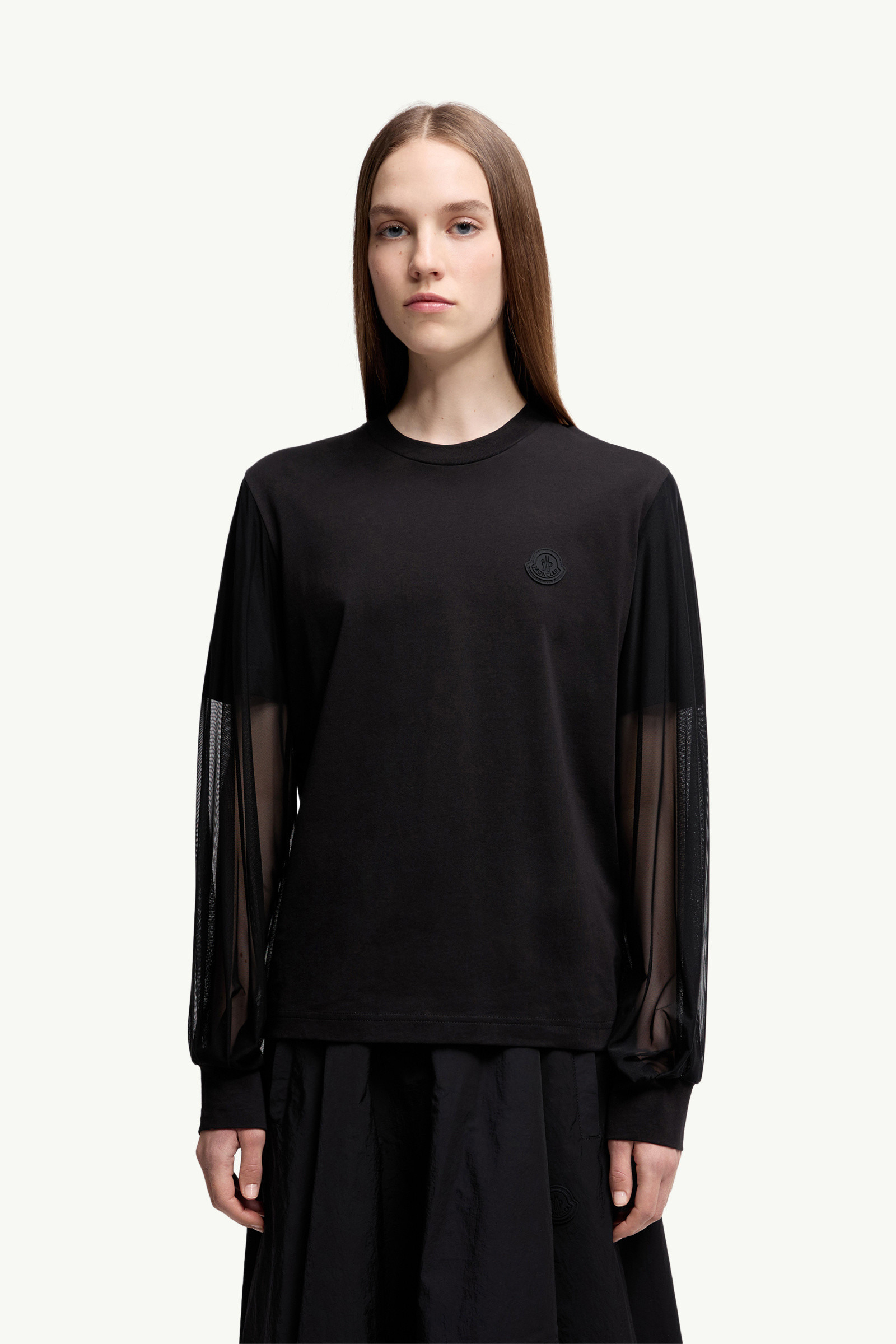 Tulle Long Sleeve Top - 3