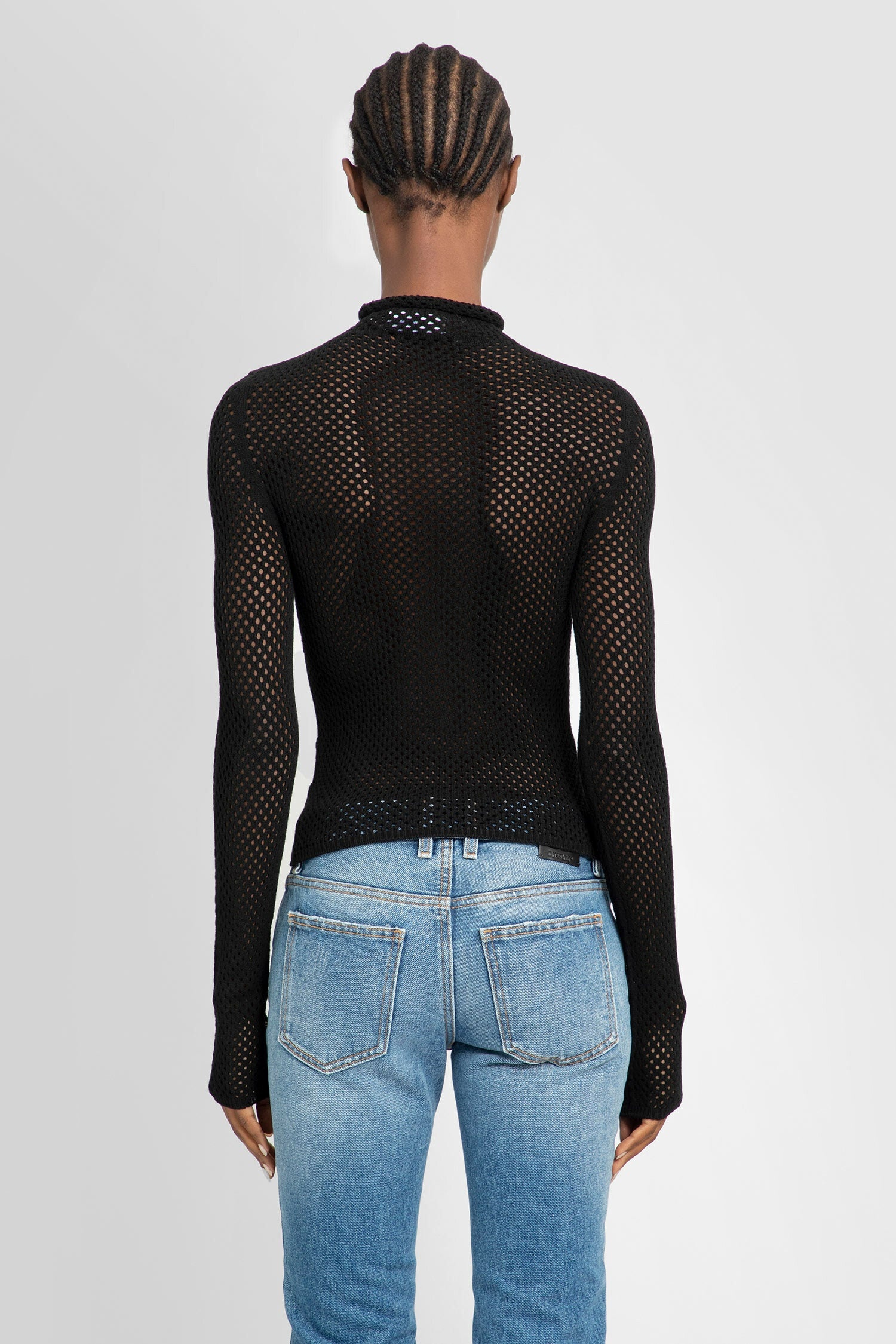 OFF-WHITE WOMAN BLACK KNITWEAR - 3