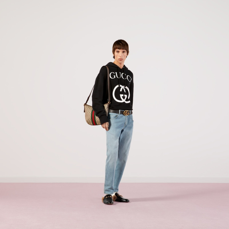 GUCCI Hooded sweatshirt with Interlocking G outlook