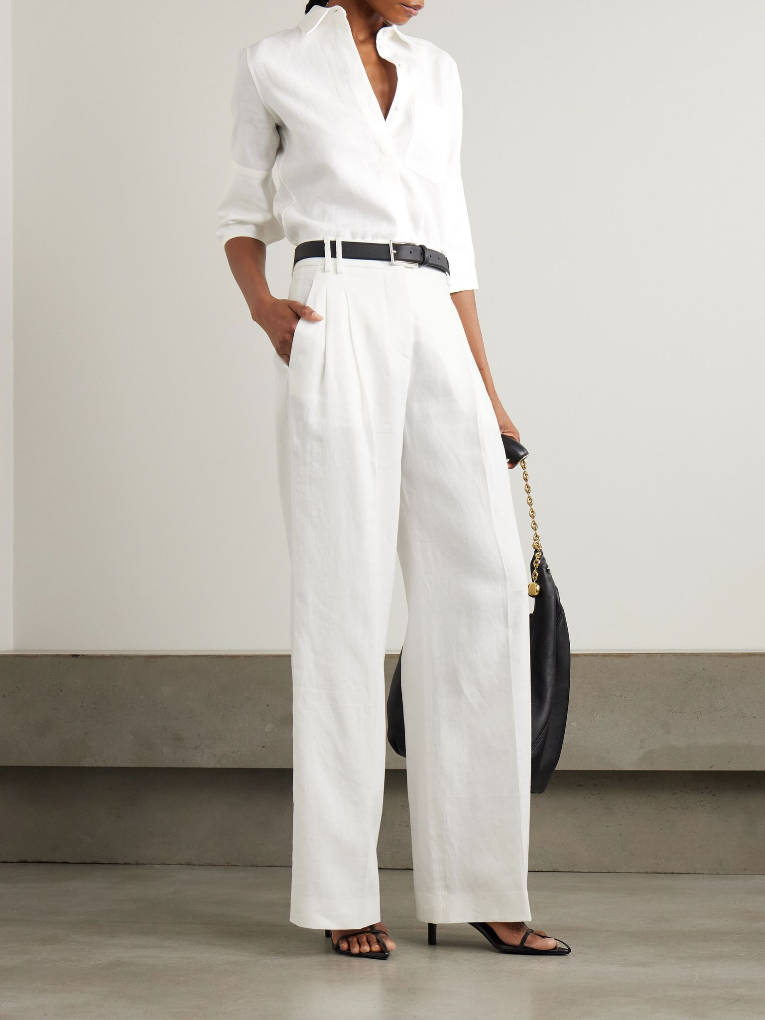 Linen shirt White - 2