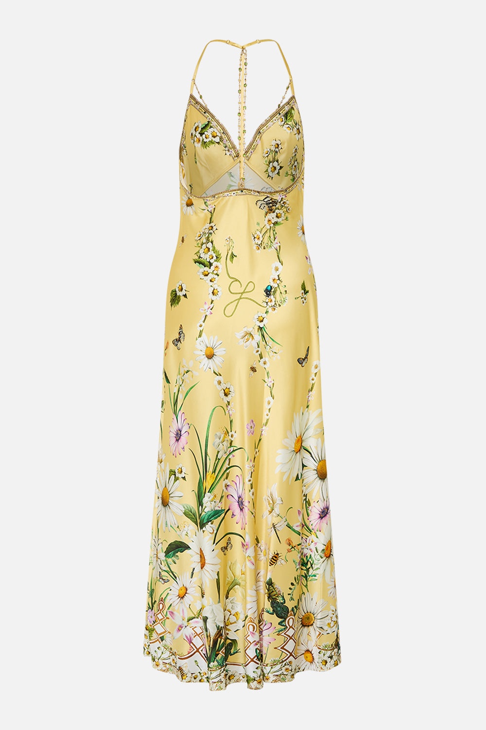 CHAIN DETAIL SLIP DRESS - 7