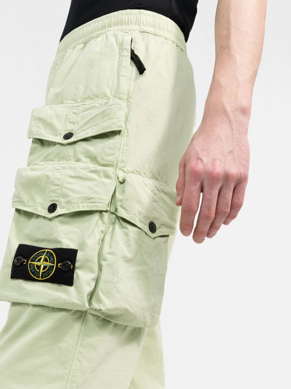 Compass logo-patch multi-pocket trousers - 5