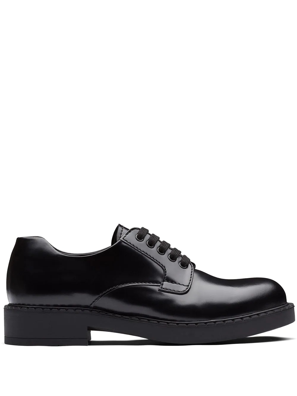 brushed leather Derby shoes - 1