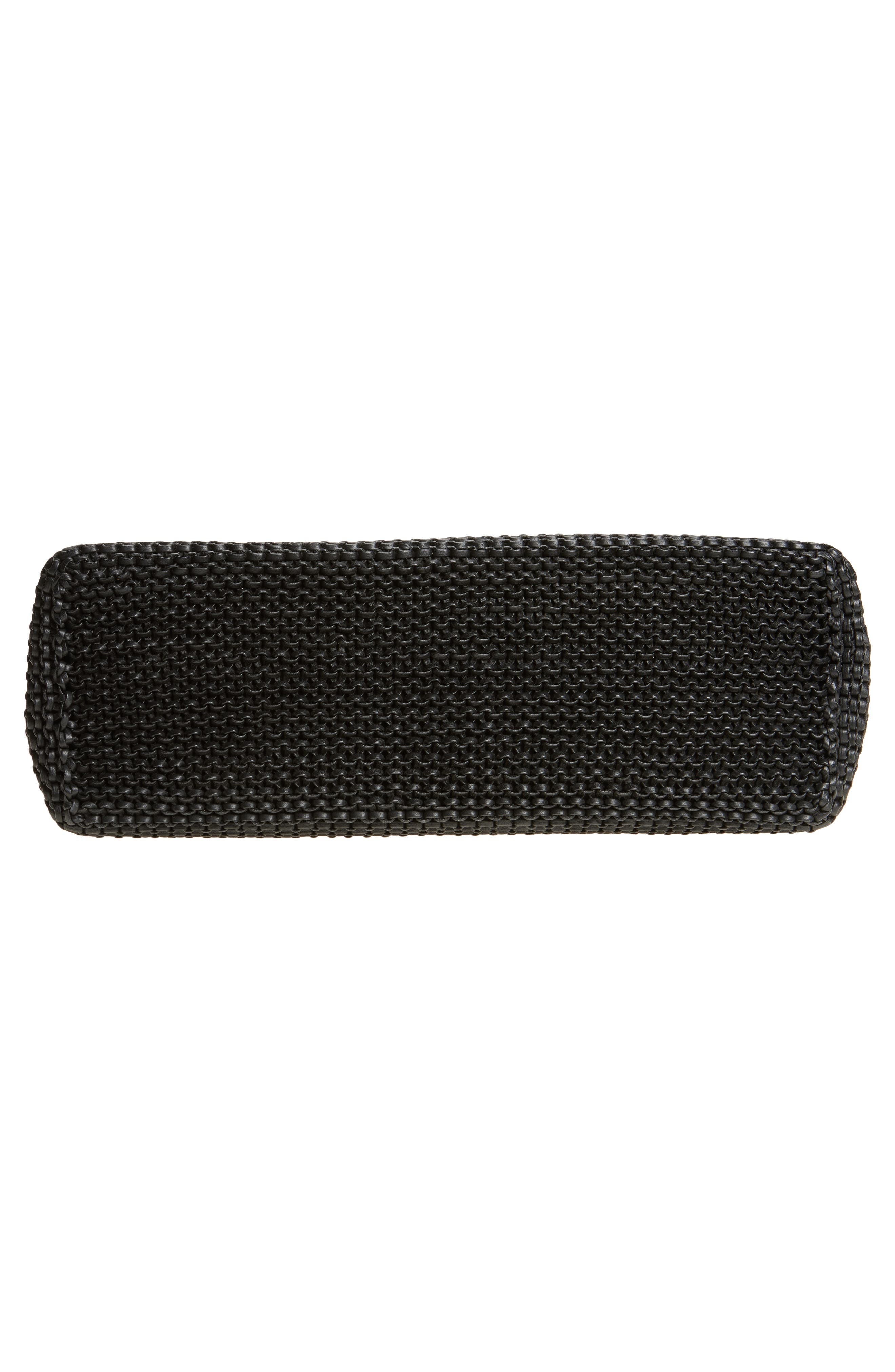 TOTEME T-Lock Woven Leather Top Handle Bag in Black at Nordstrom - 7