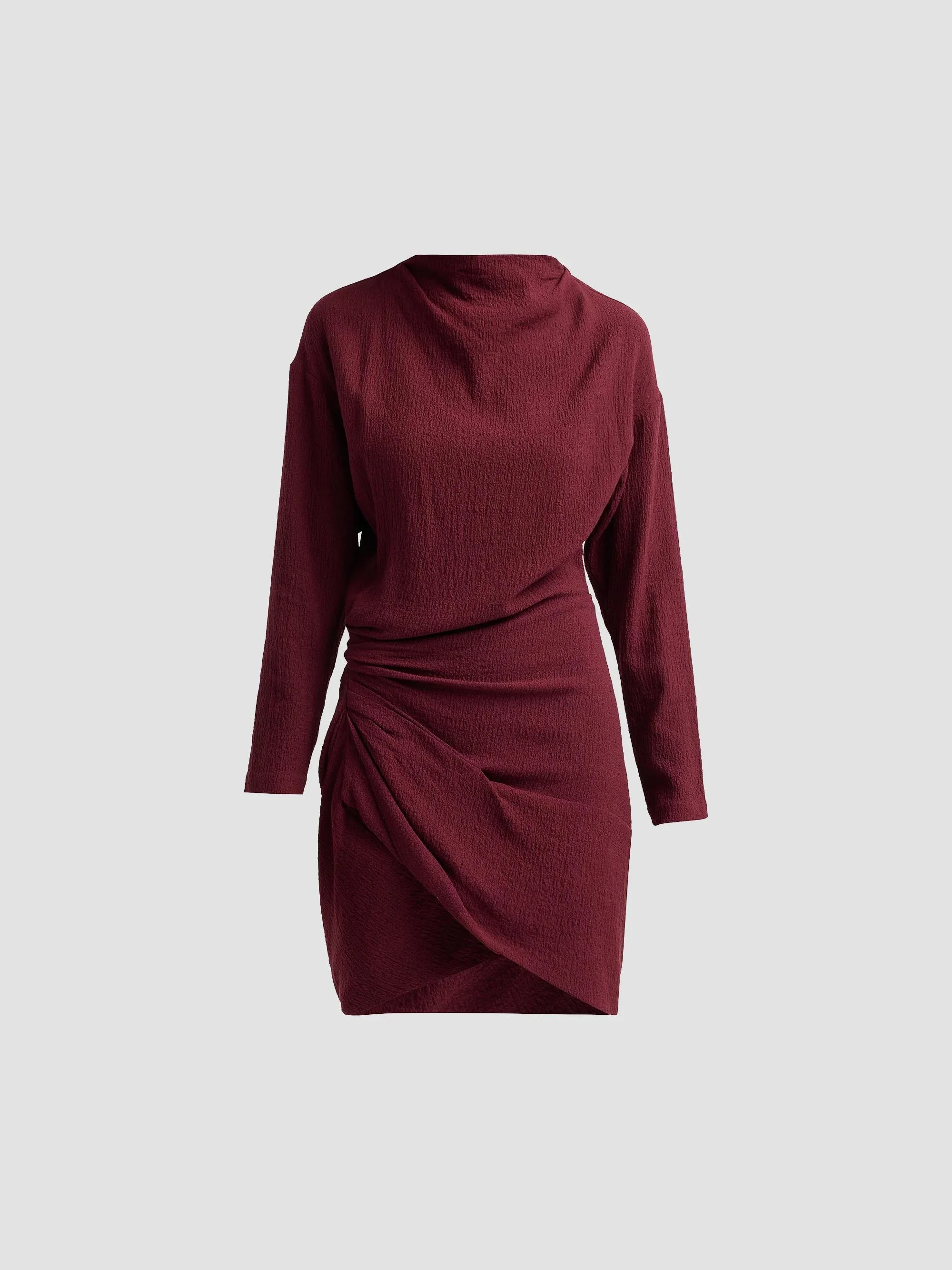 A. L.C. Women's Ivana Ruched Mini Dress - Pinot Red - 1