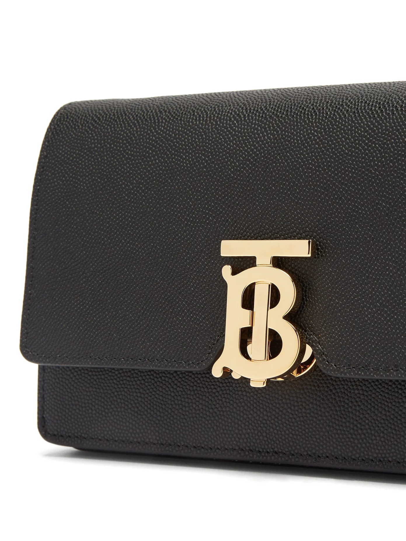 Carrie TB-monogram leather cross-body bag - 6