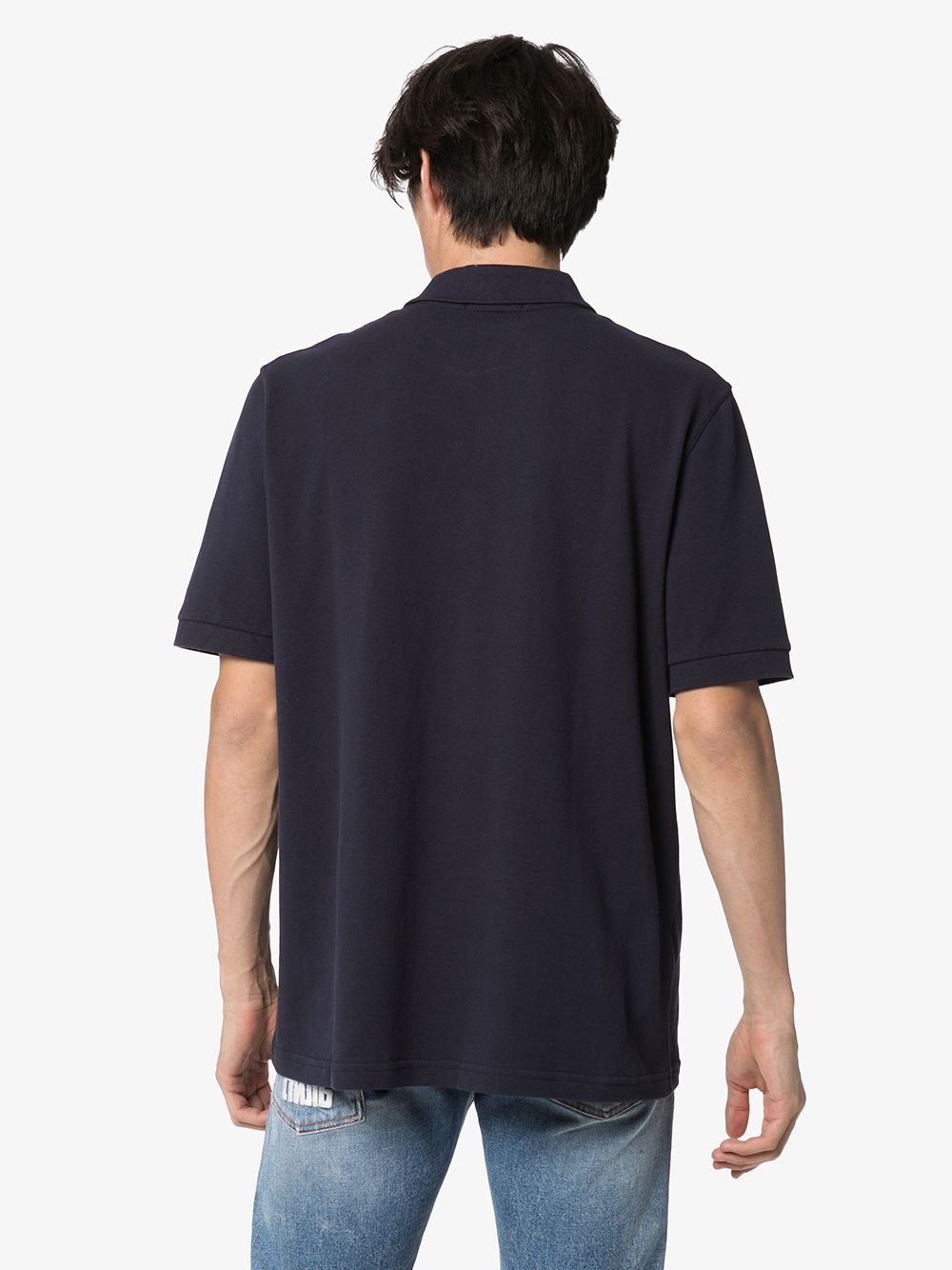 embroidered logo polo shirt - 4