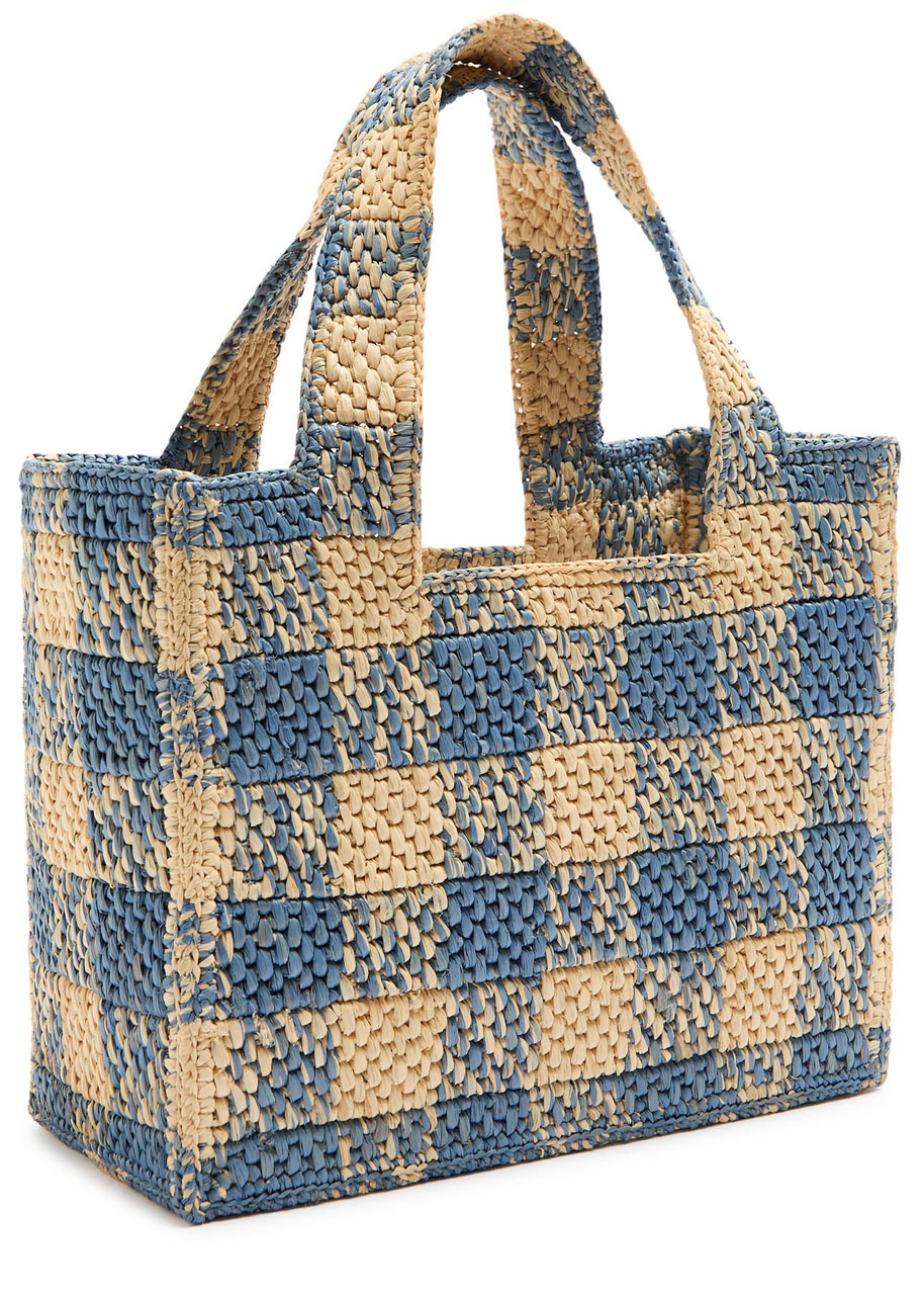Loewe X Paula's Ibiza Font Raffia Tote bag - 2