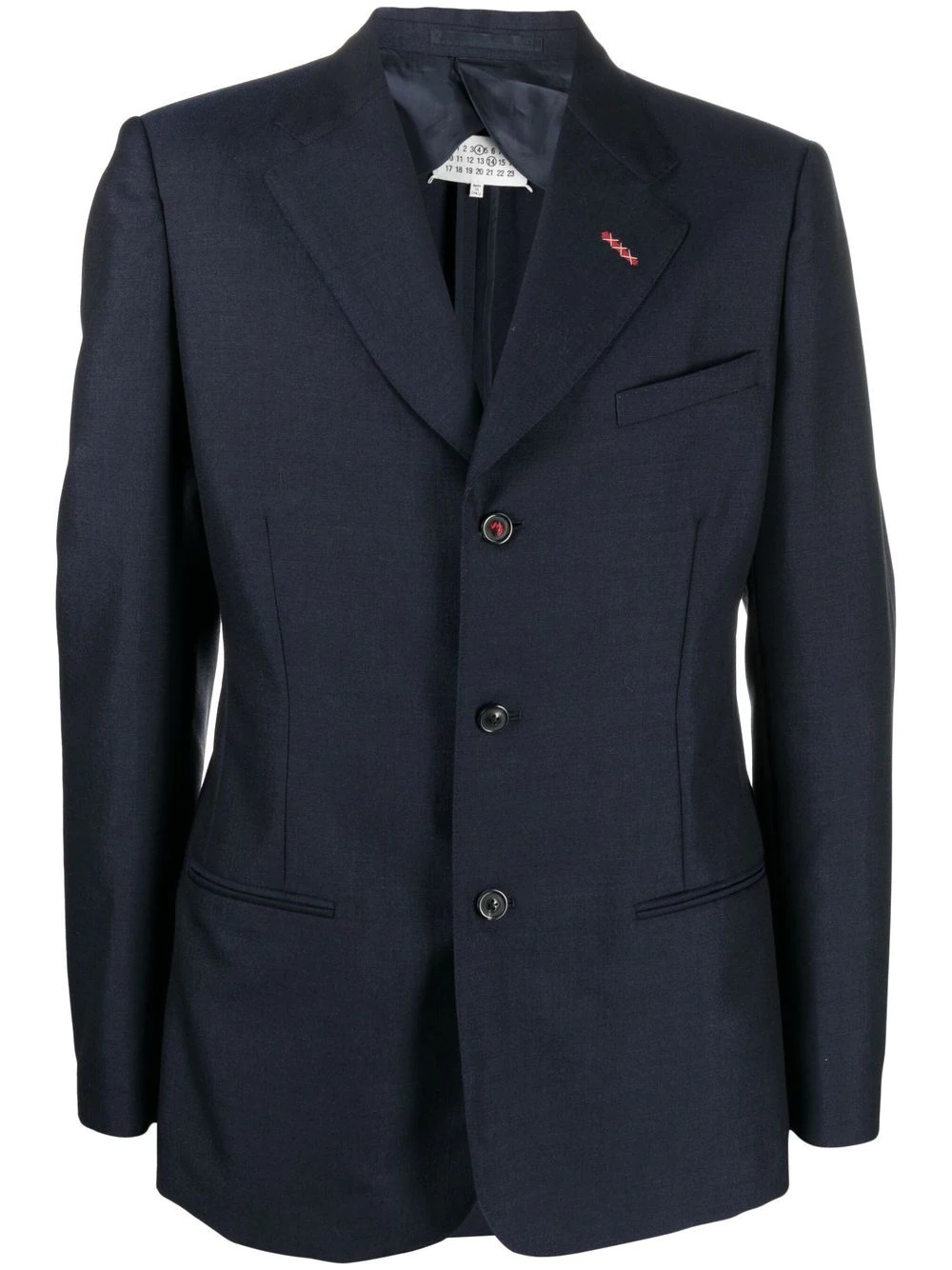 single-breasted tailored blazer - 1