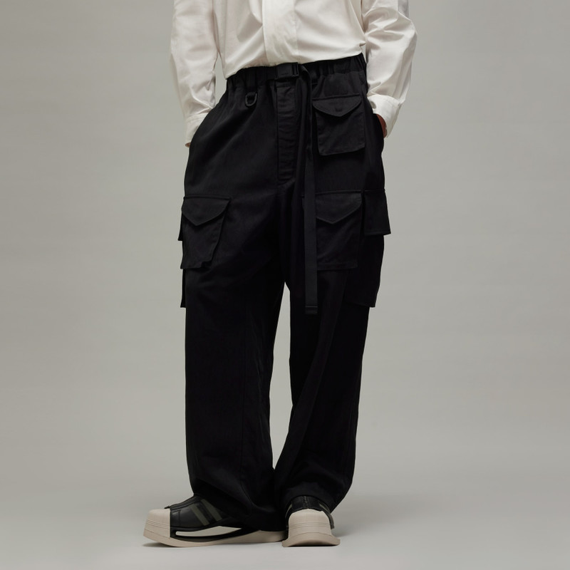 Y-3 Y-3 Washed Twill Cargo Pants outlook