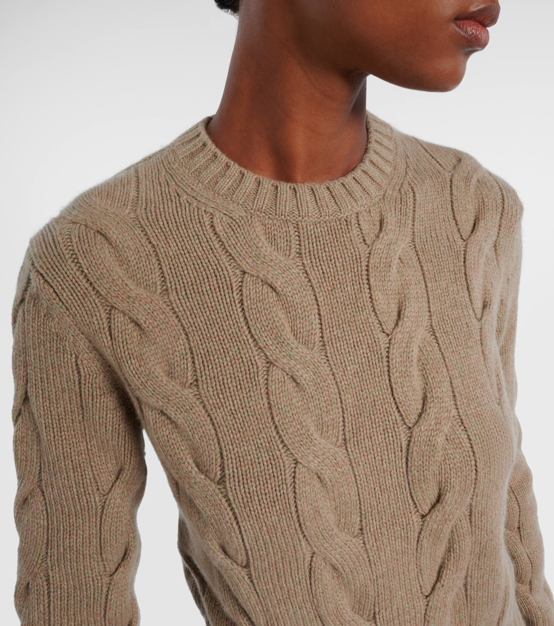 Napier cable-knit cashmere sweater - 4