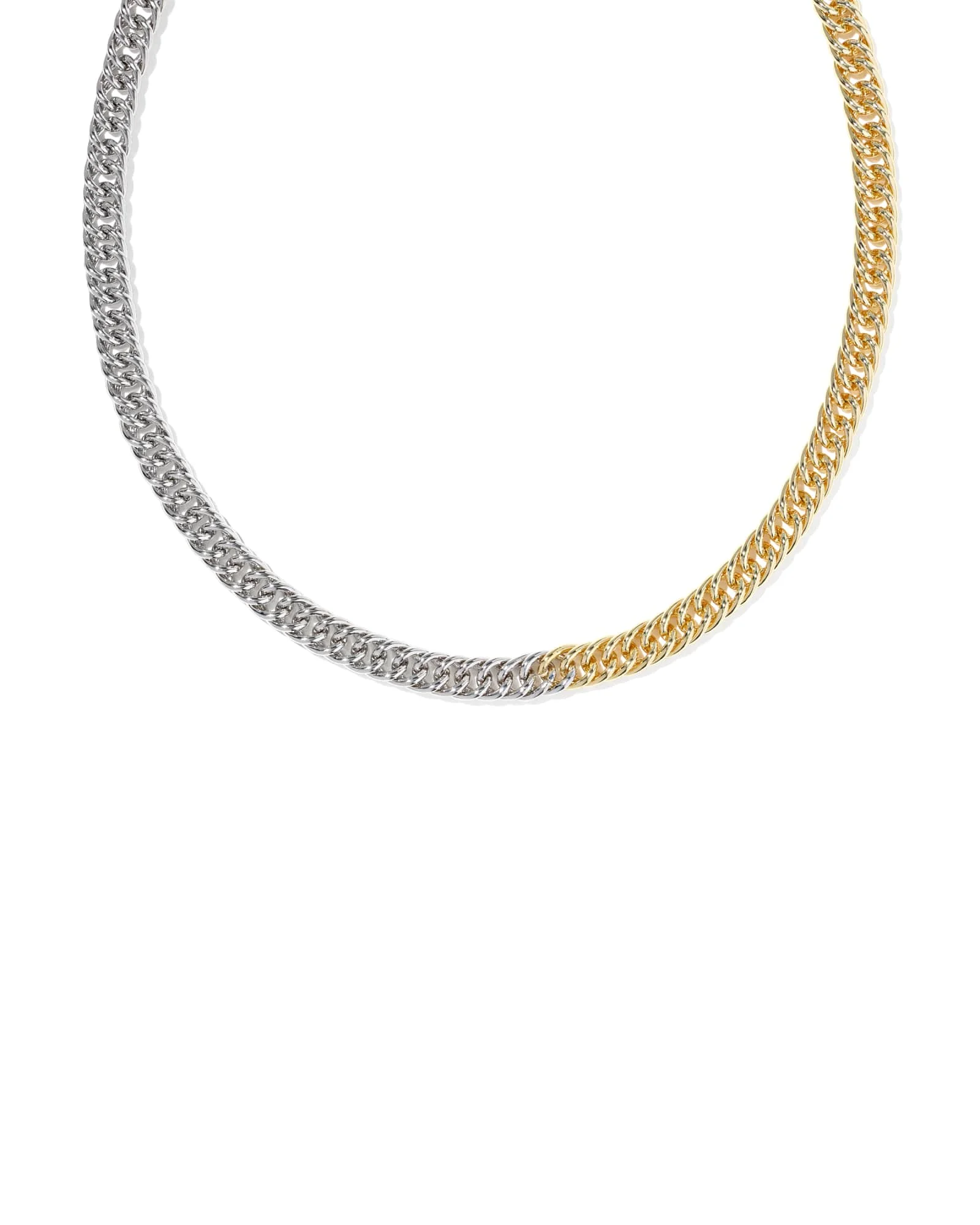 Colette Mixed Metal Chain Necklace - 1