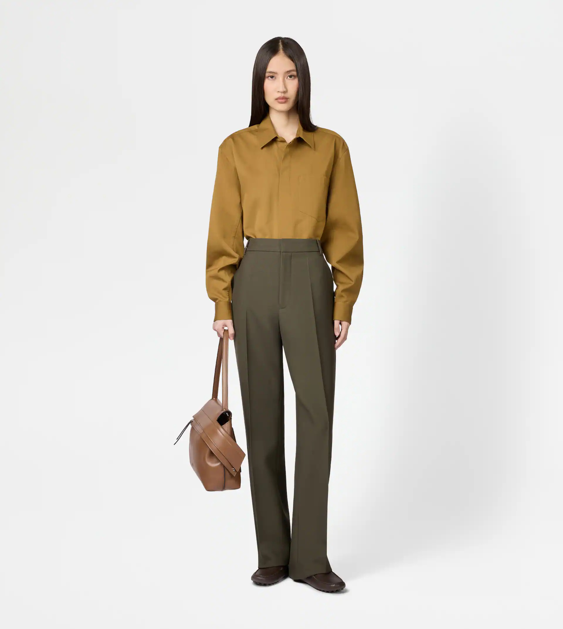 PANTS IN WOOL - GREEN - 2