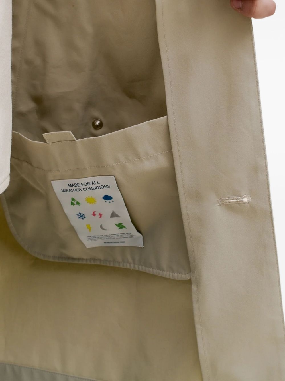 hooded trench coat - 5