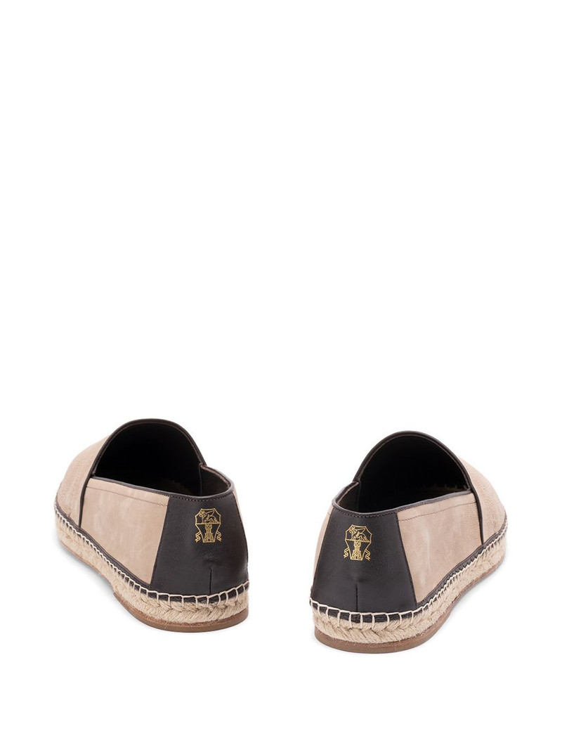 Brunello Cucinelli two-tone espadrilles outlook