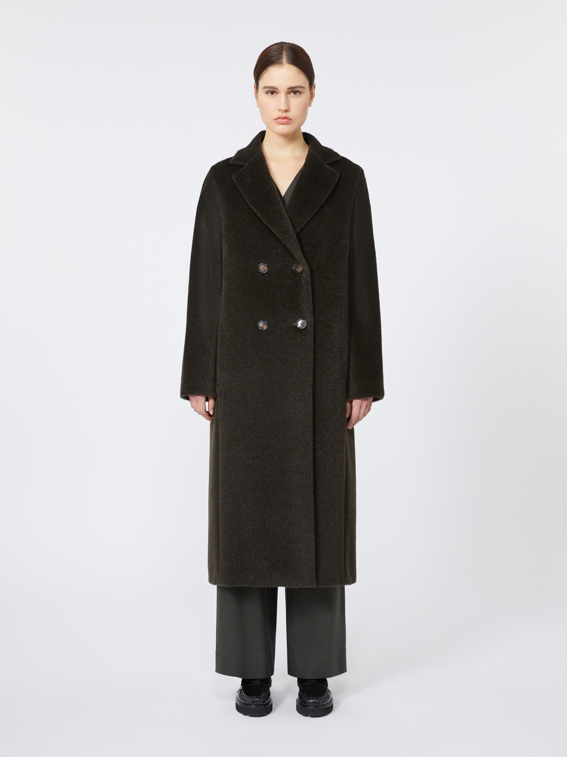 ROSANNA Double-breasted wool and alpaca coat - 3