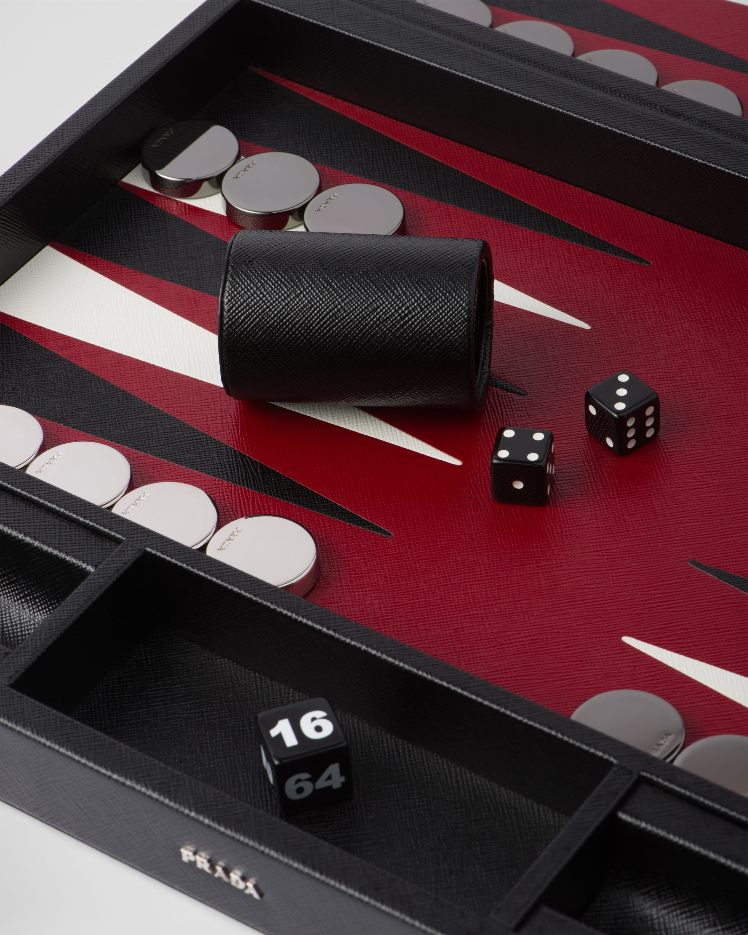 Saffiano Leather Backgammon Set - 2