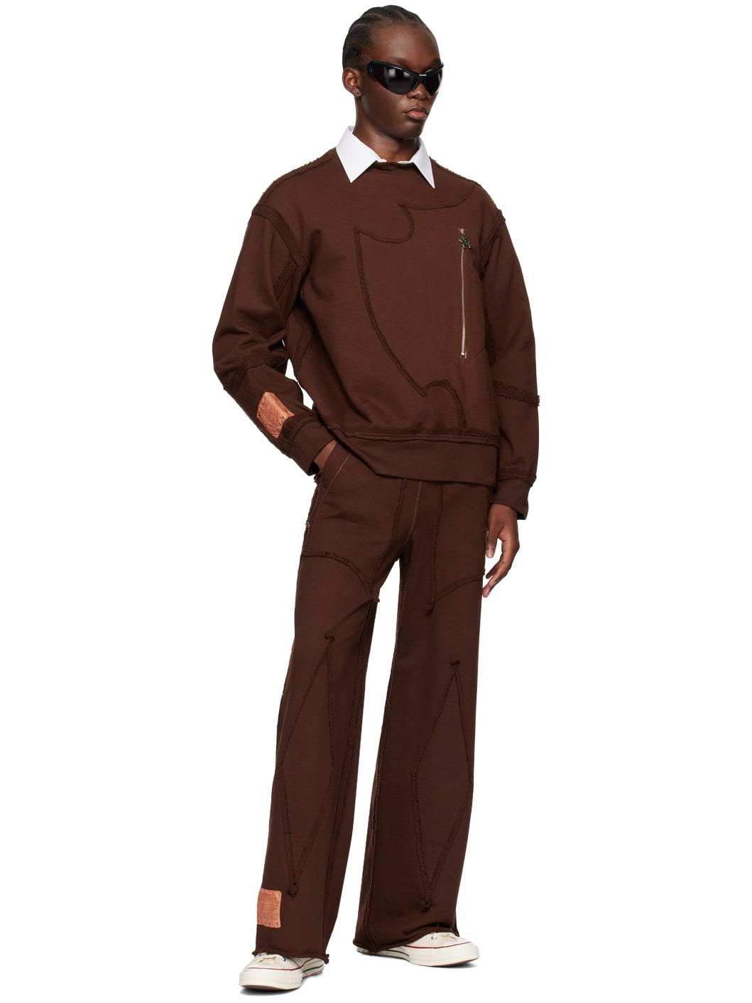 SSENSE Exclusive Brown Ralien Sweatpants - 4