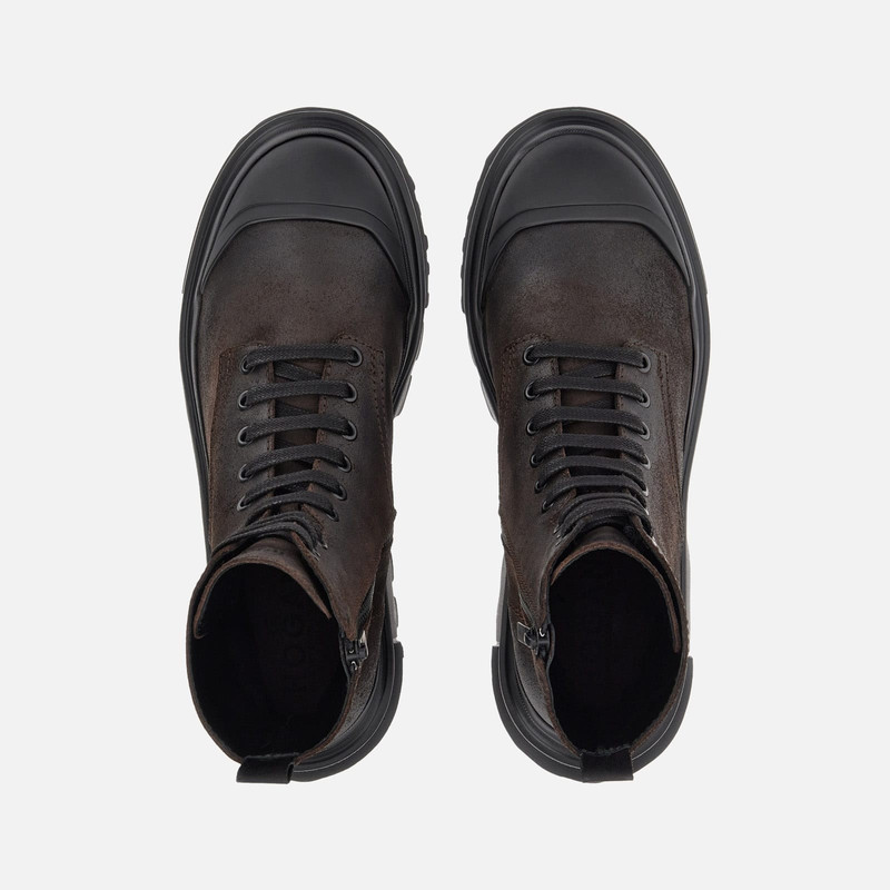 Combat Boots Hogan H619 Brown 4