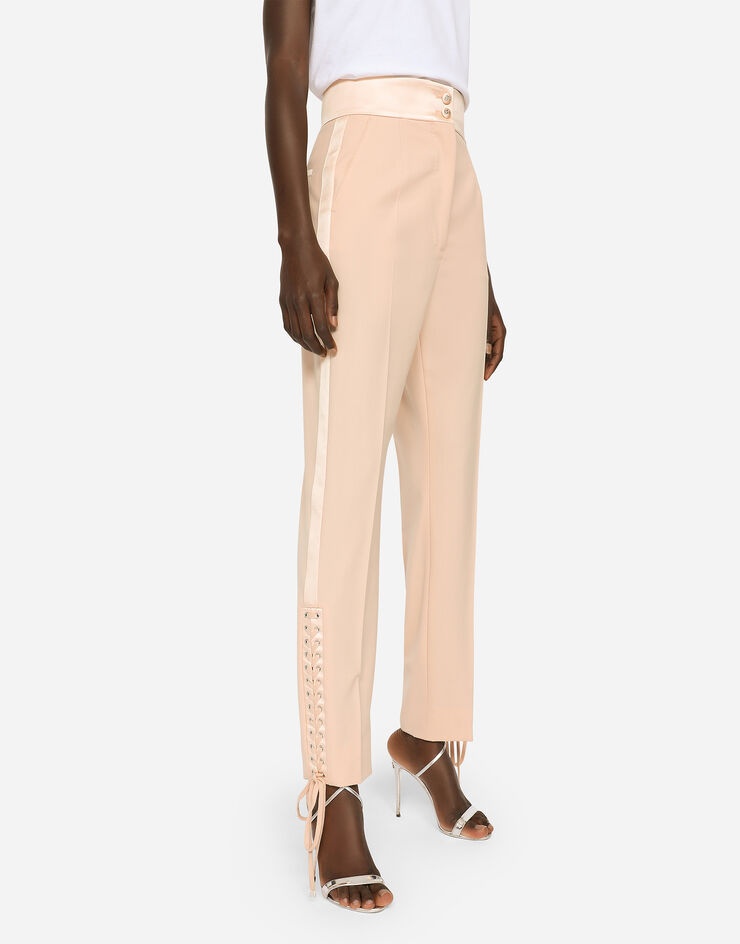Gabardine tuxedo pants - 4