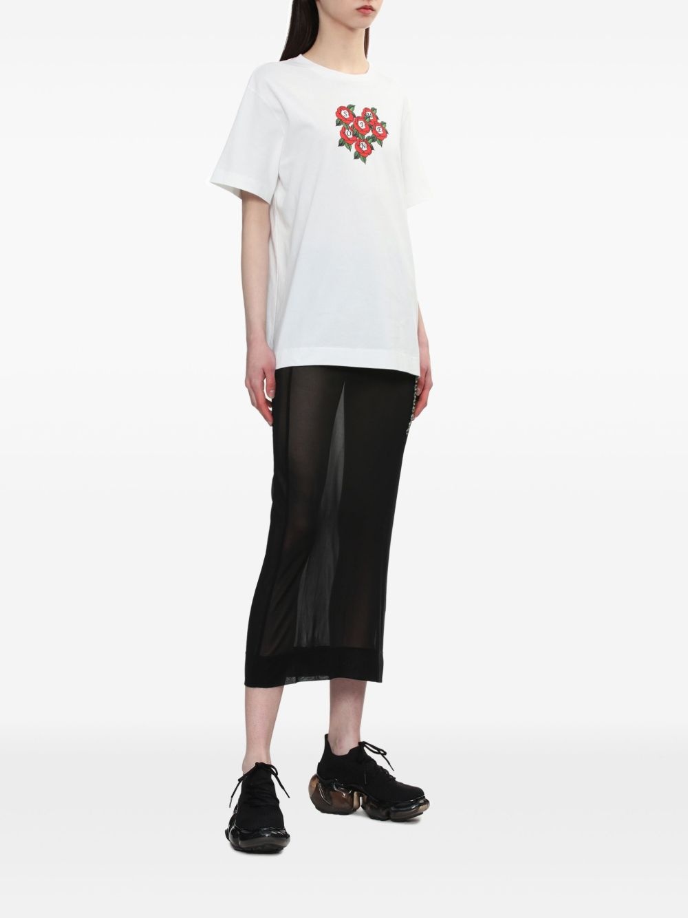 logo-print t-shirt - 2