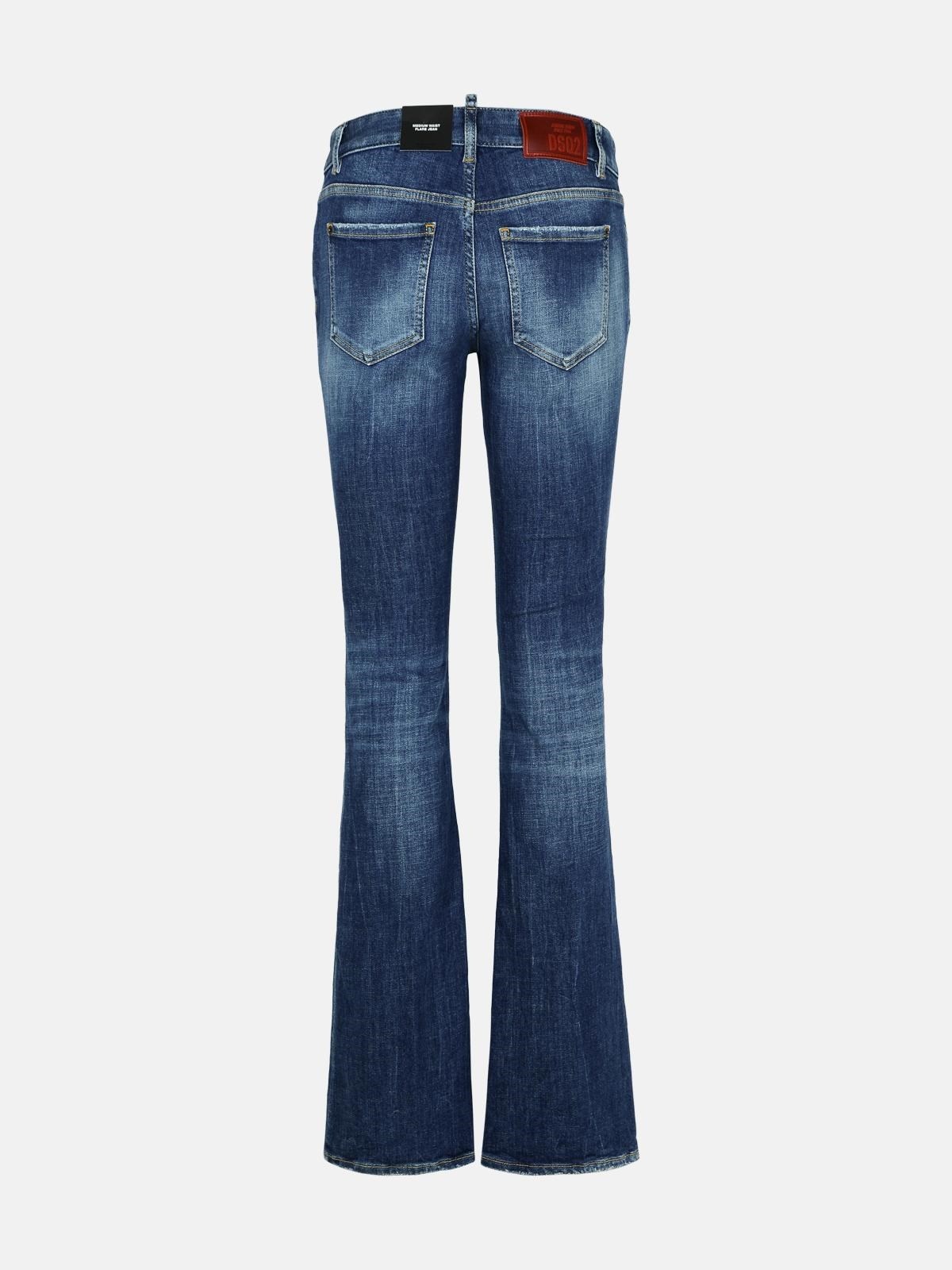 'FLARE' NAVY DENIM JEANS - 3