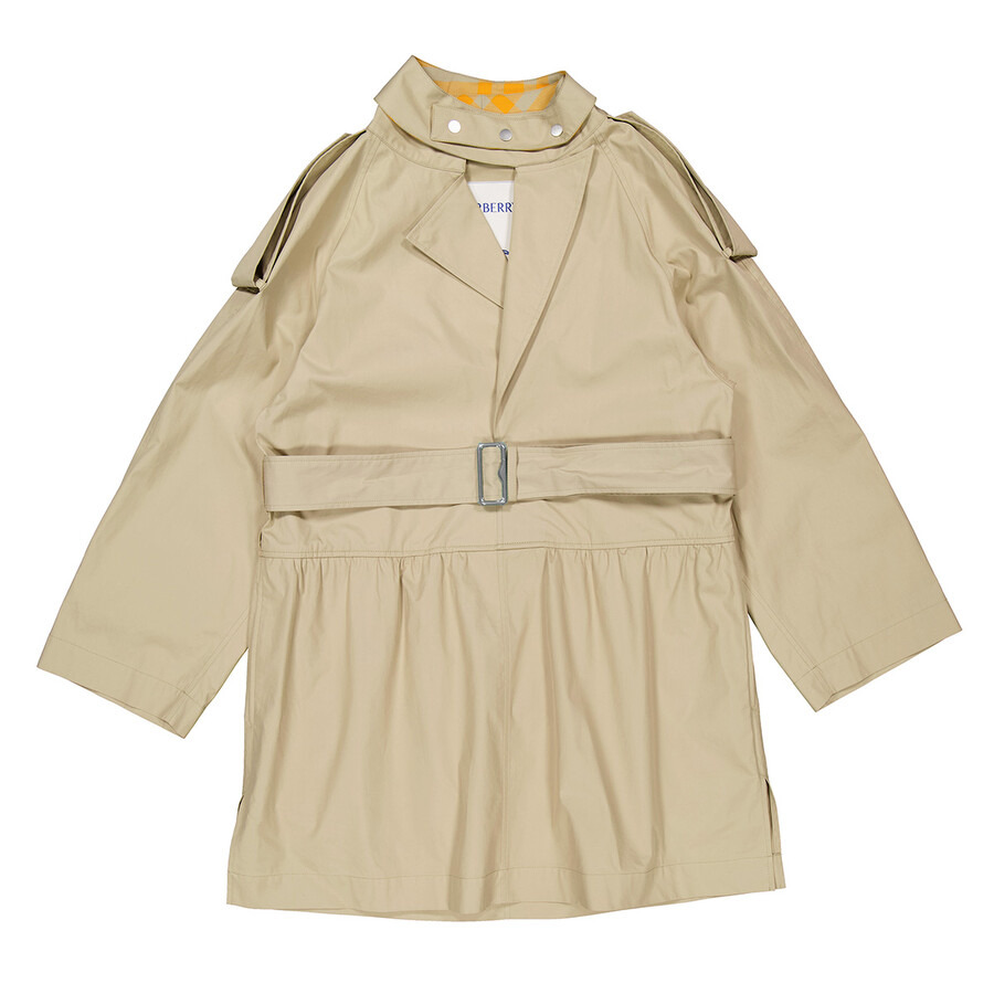 Burberry Belted Gabardine Trench Mini Dress - 1