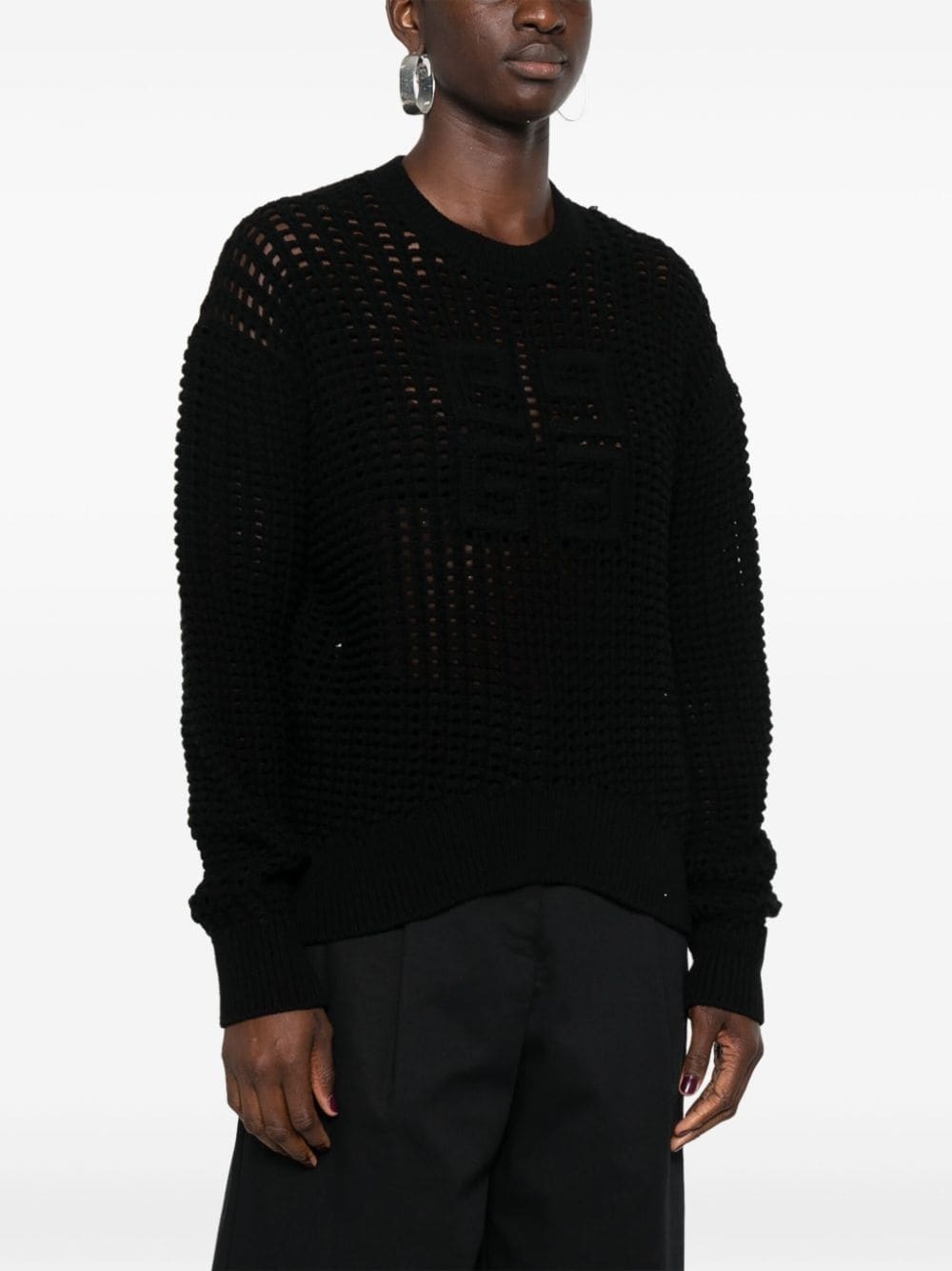 4G open-knit jumper - 3