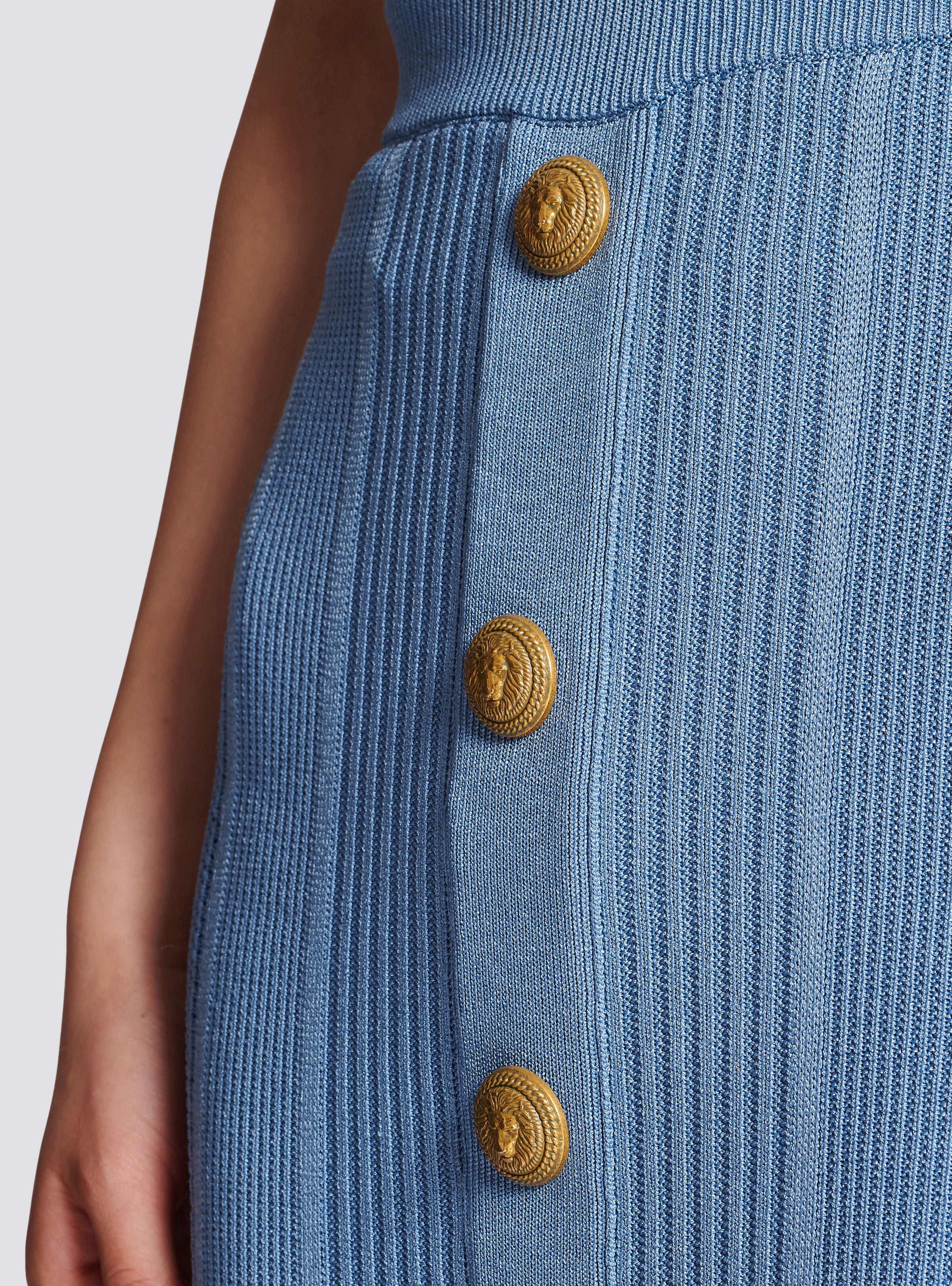 5-button knit skirt - 7
