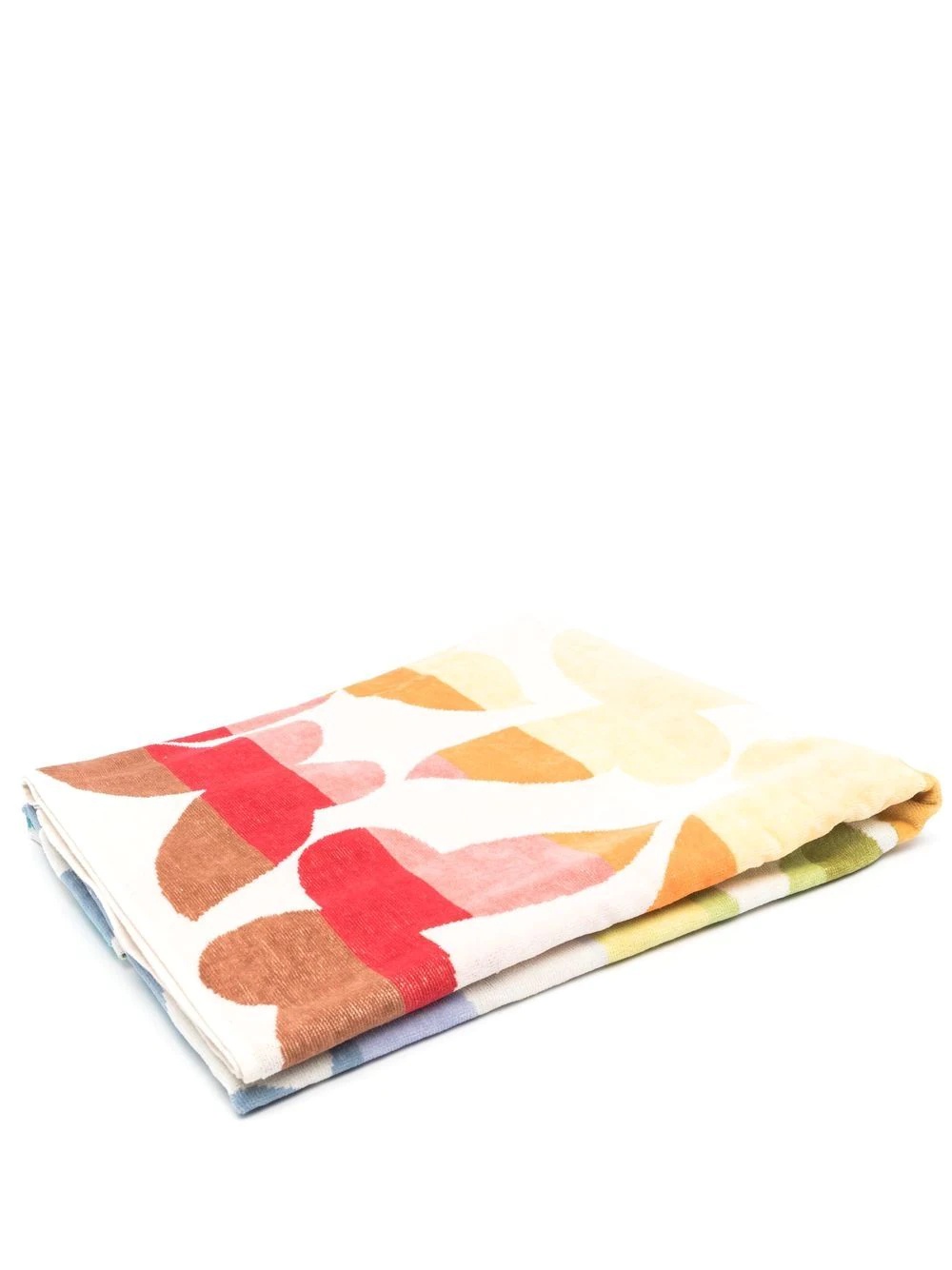 butterfly-print cotton beach towel - 1