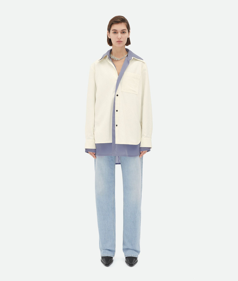 Relaxed Fit Double Layer Cotton Shirt 5