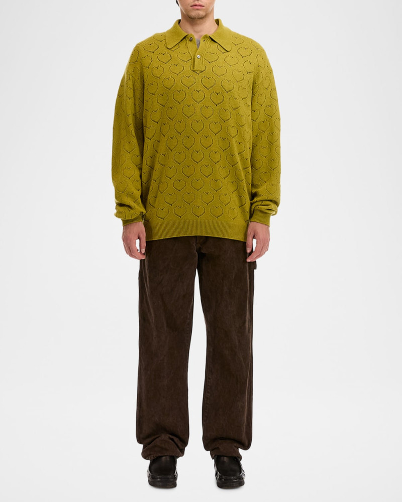 vowels Men's Eyelet Polo outlook