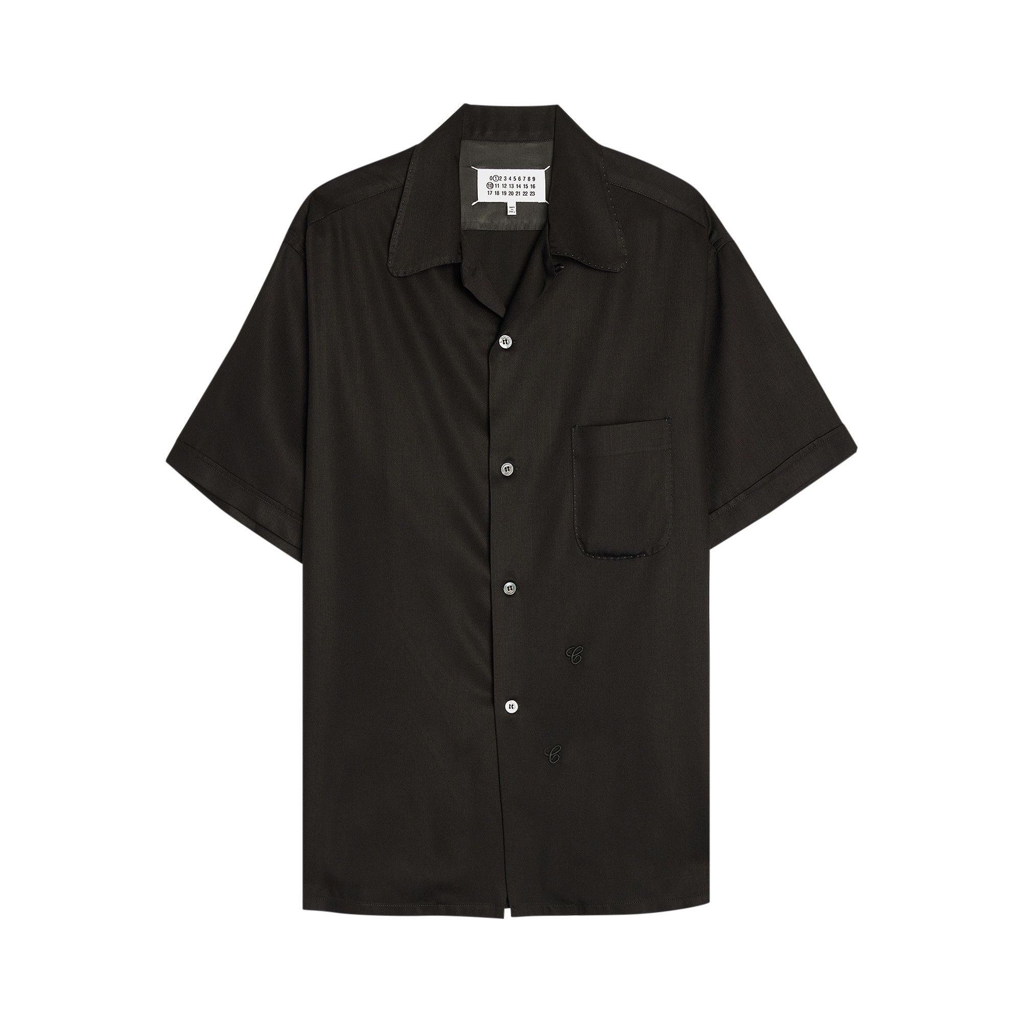 Maison Margiela Short-Sleeve Shirt 'Black' - 1