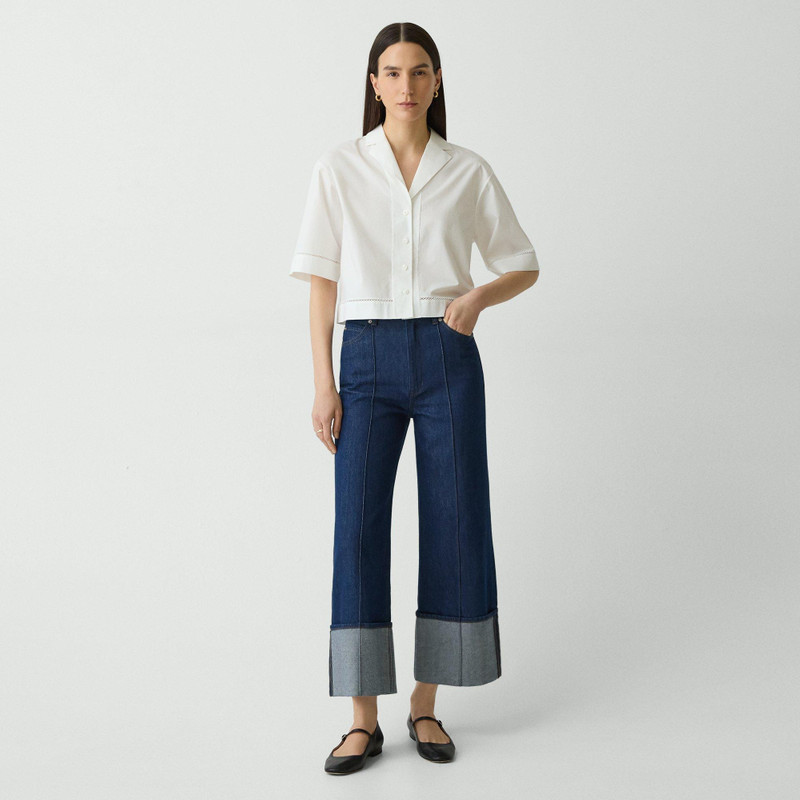 Cuffed Pant in Relaxed Denim 3
