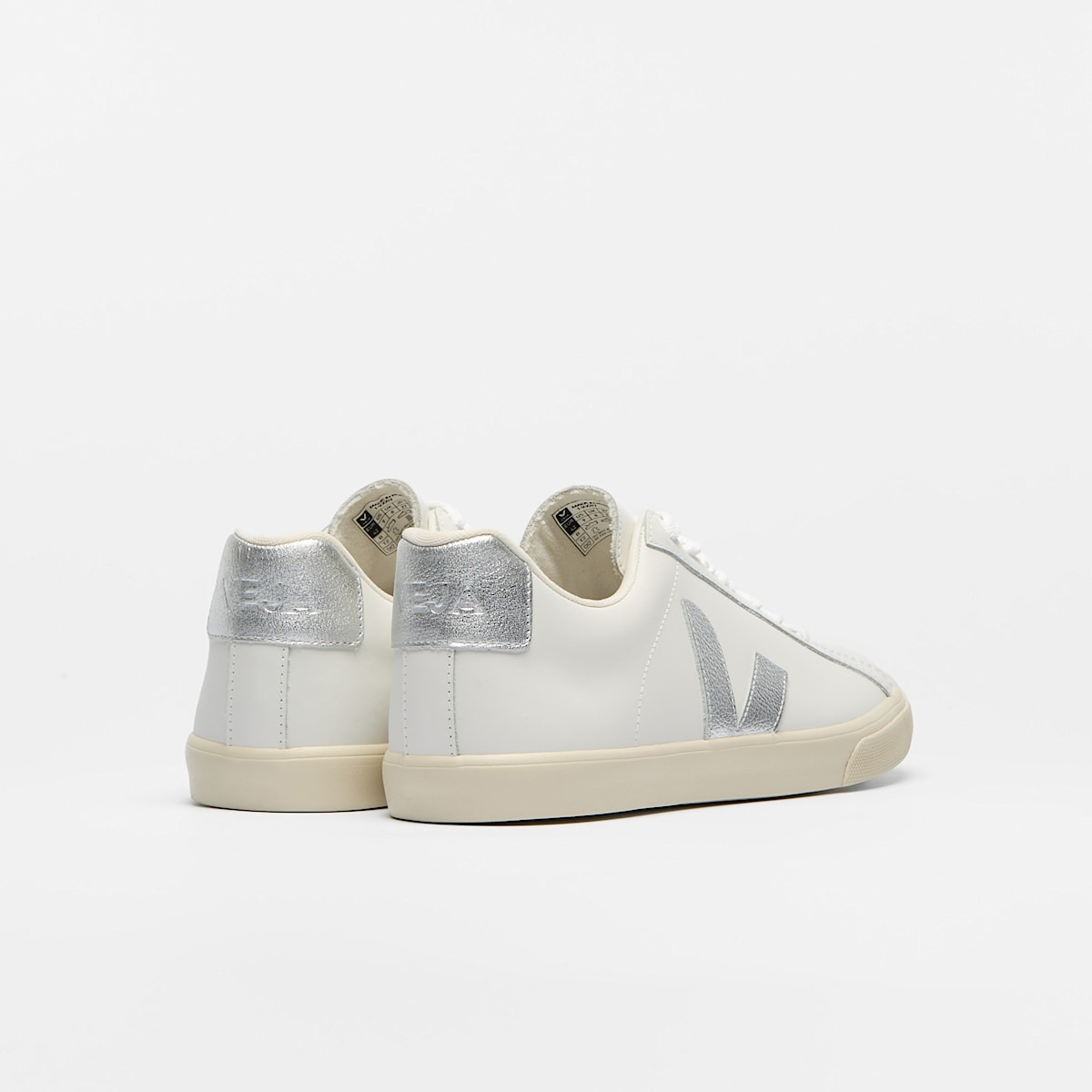ESPLAR LEATHER WHITE SILVER - 3