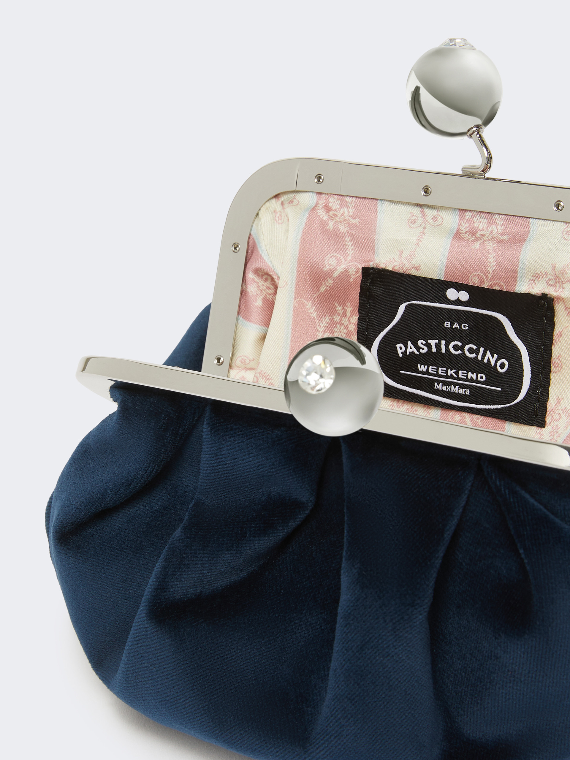 VALANCE Small cotton velvet Pasticcino Bag - 6