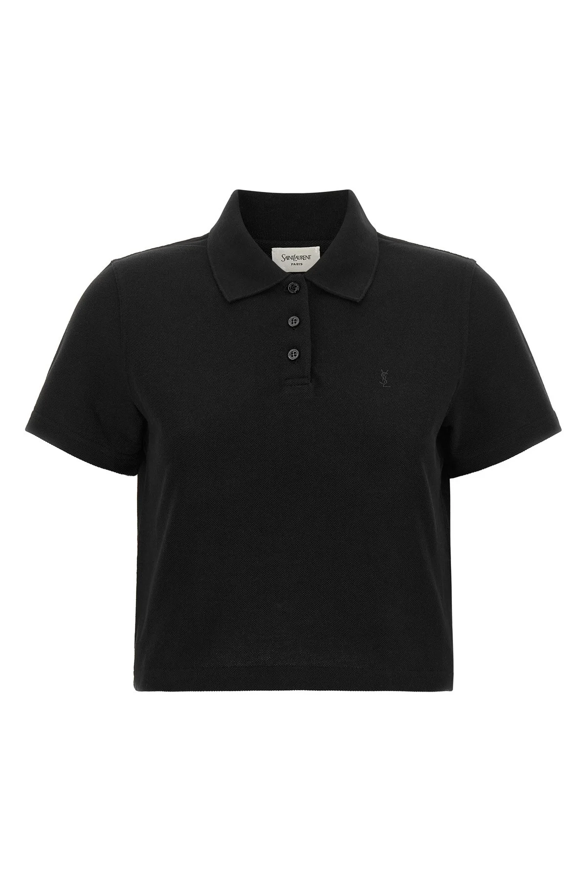 'Cassandre' Crop Polo Shirt - 1