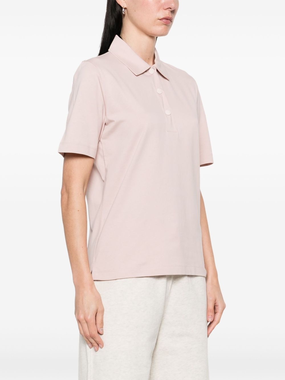 logo-patch polo top - 3