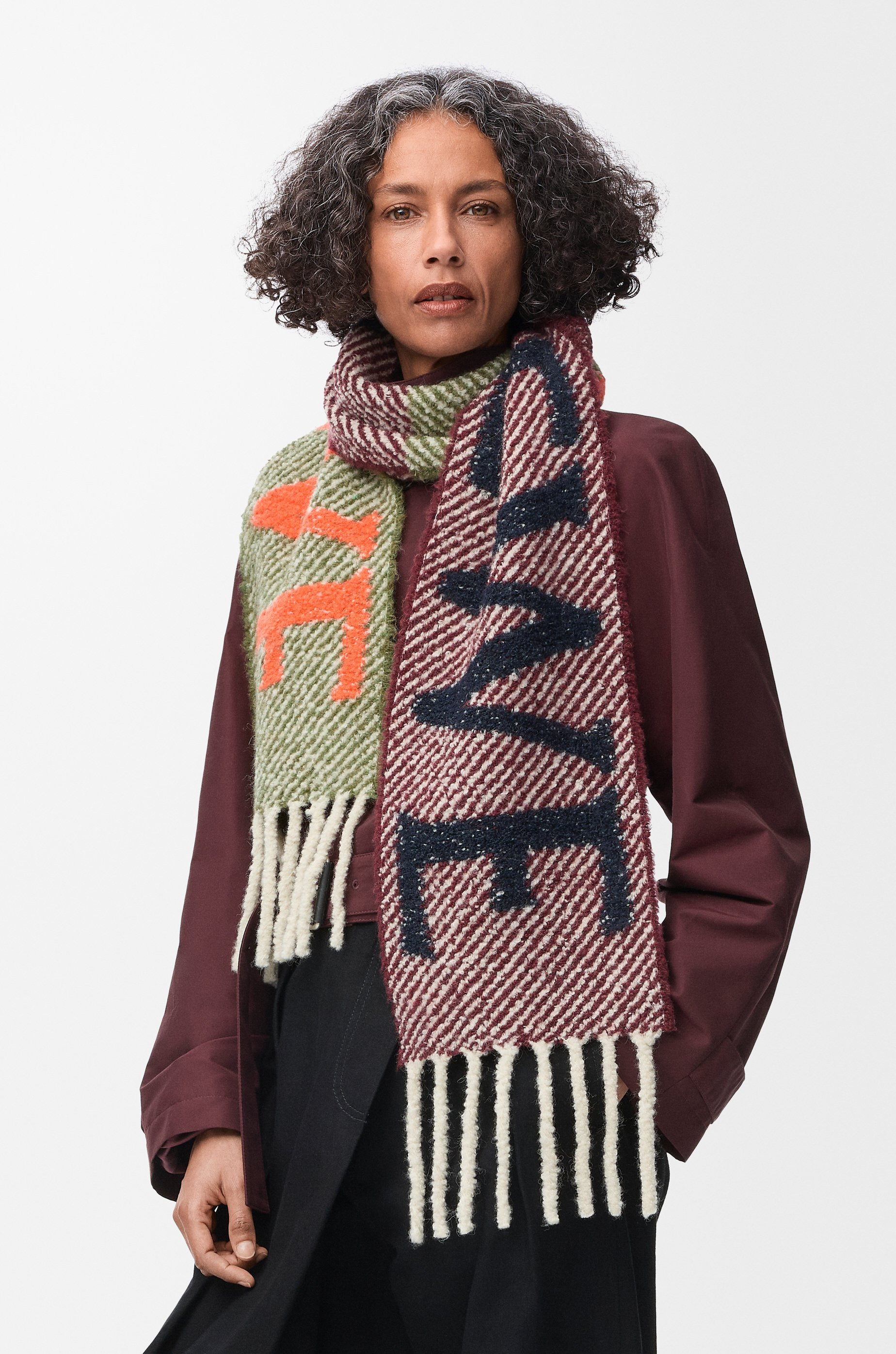 Scarf in alpaca and wool blend - 2